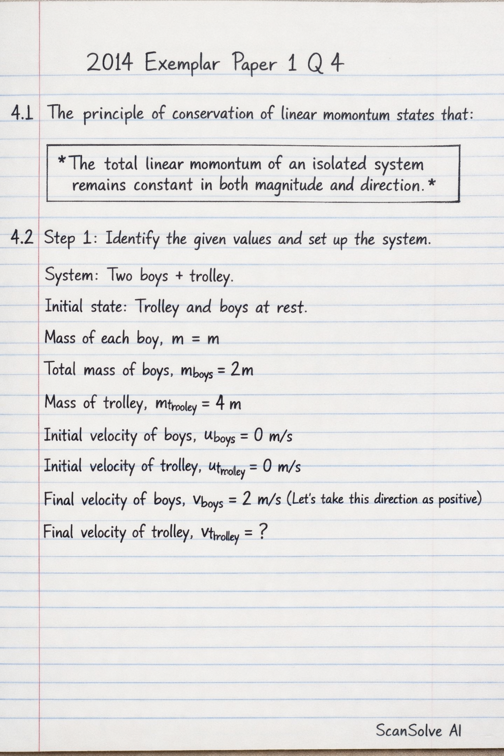 Handwritten step-by-step solution preview