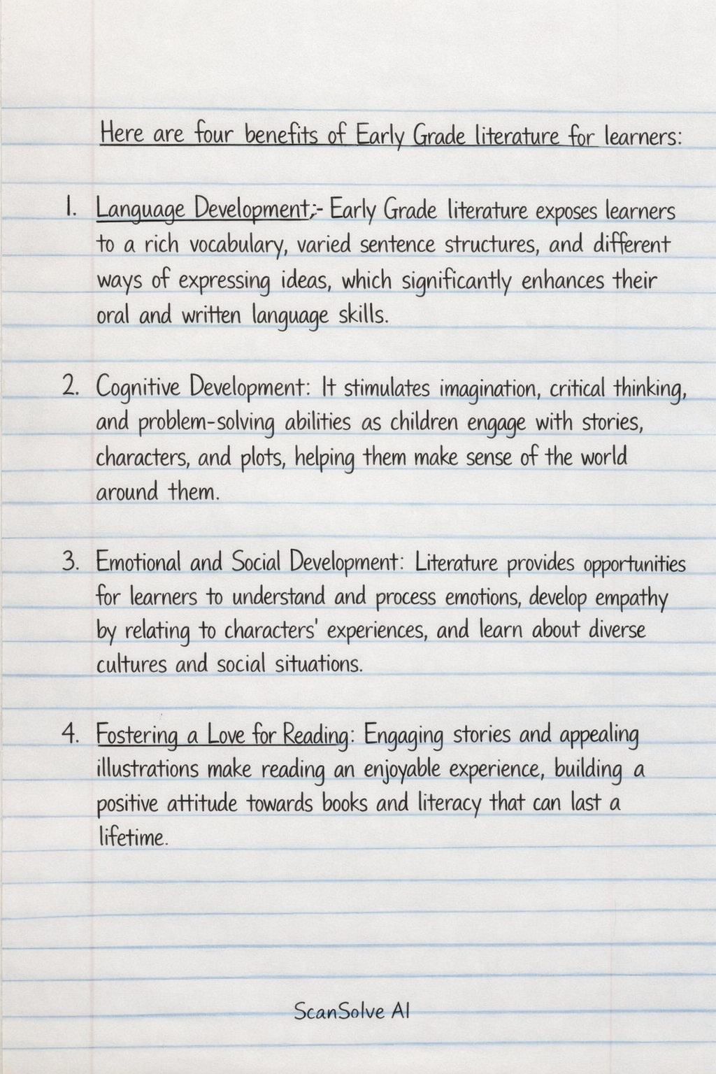 Handwritten step-by-step solution