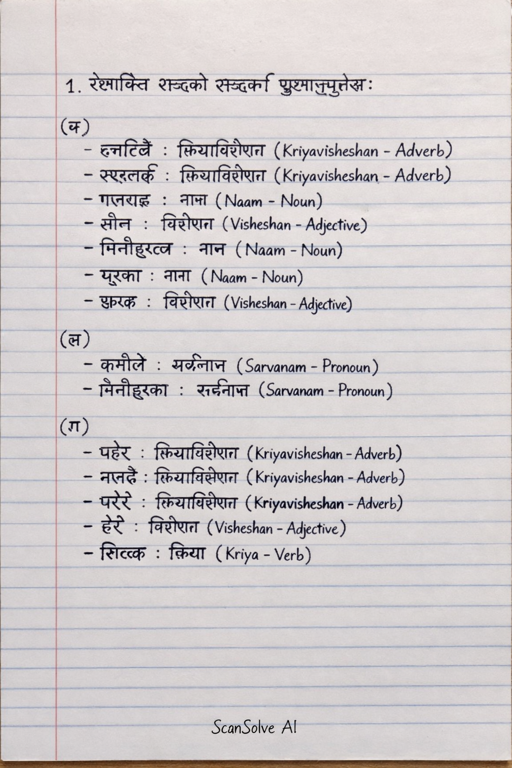 Handwritten step-by-step solution preview