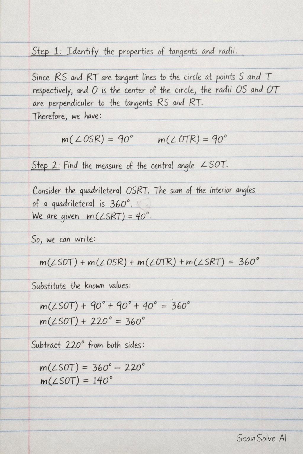 Handwritten step-by-step solution preview