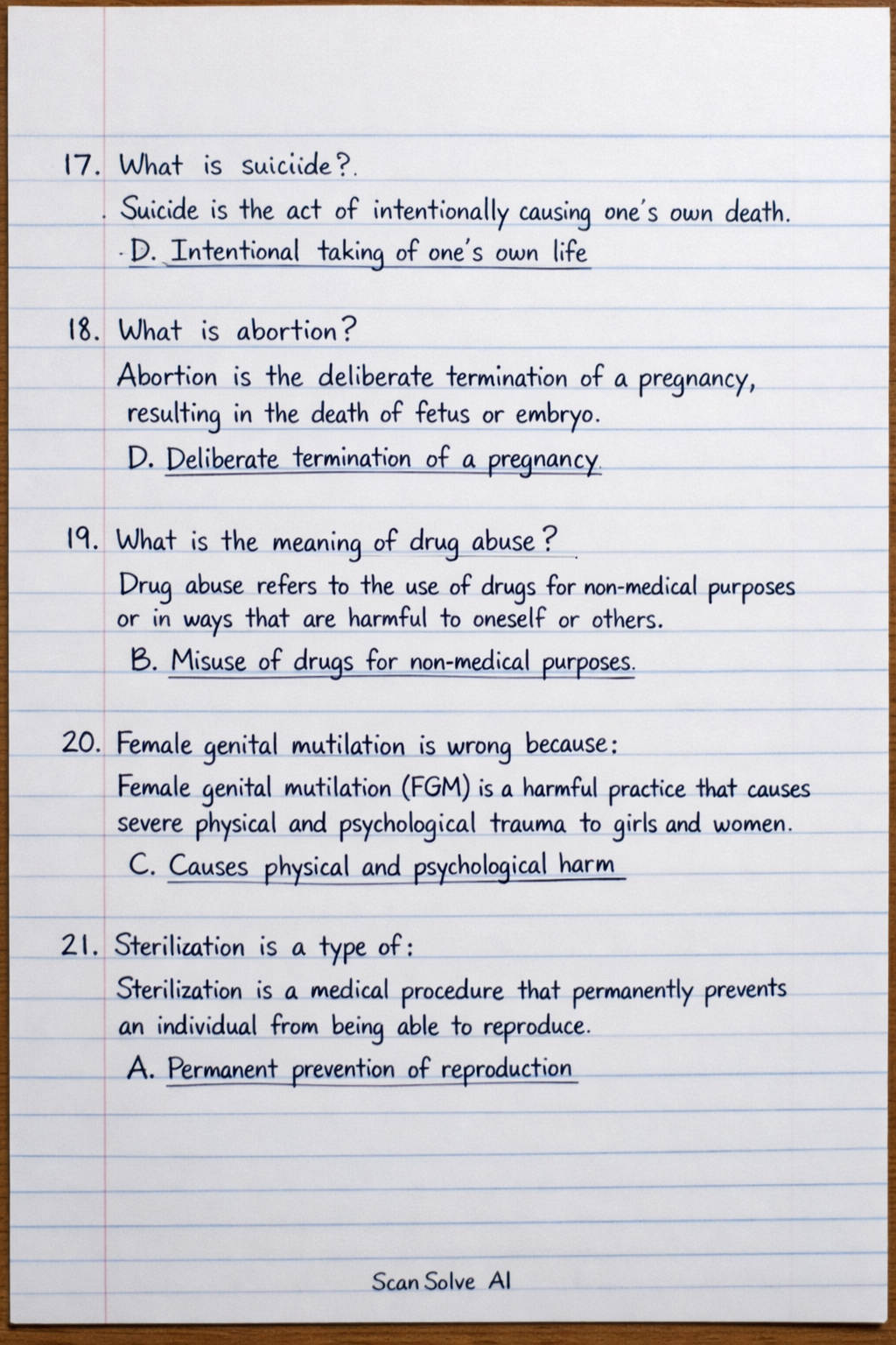 Handwritten step-by-step solution preview