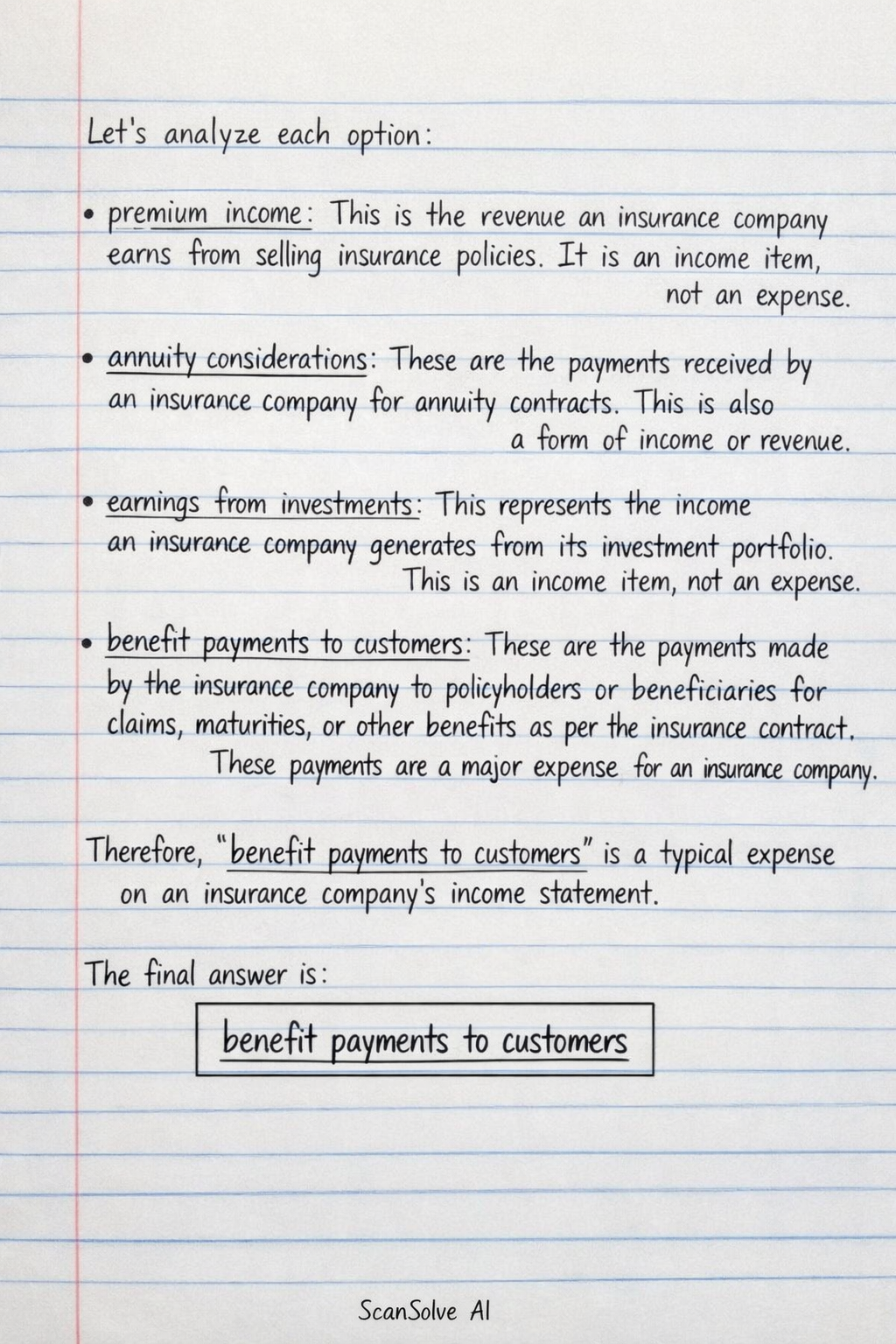 Handwritten step-by-step solution