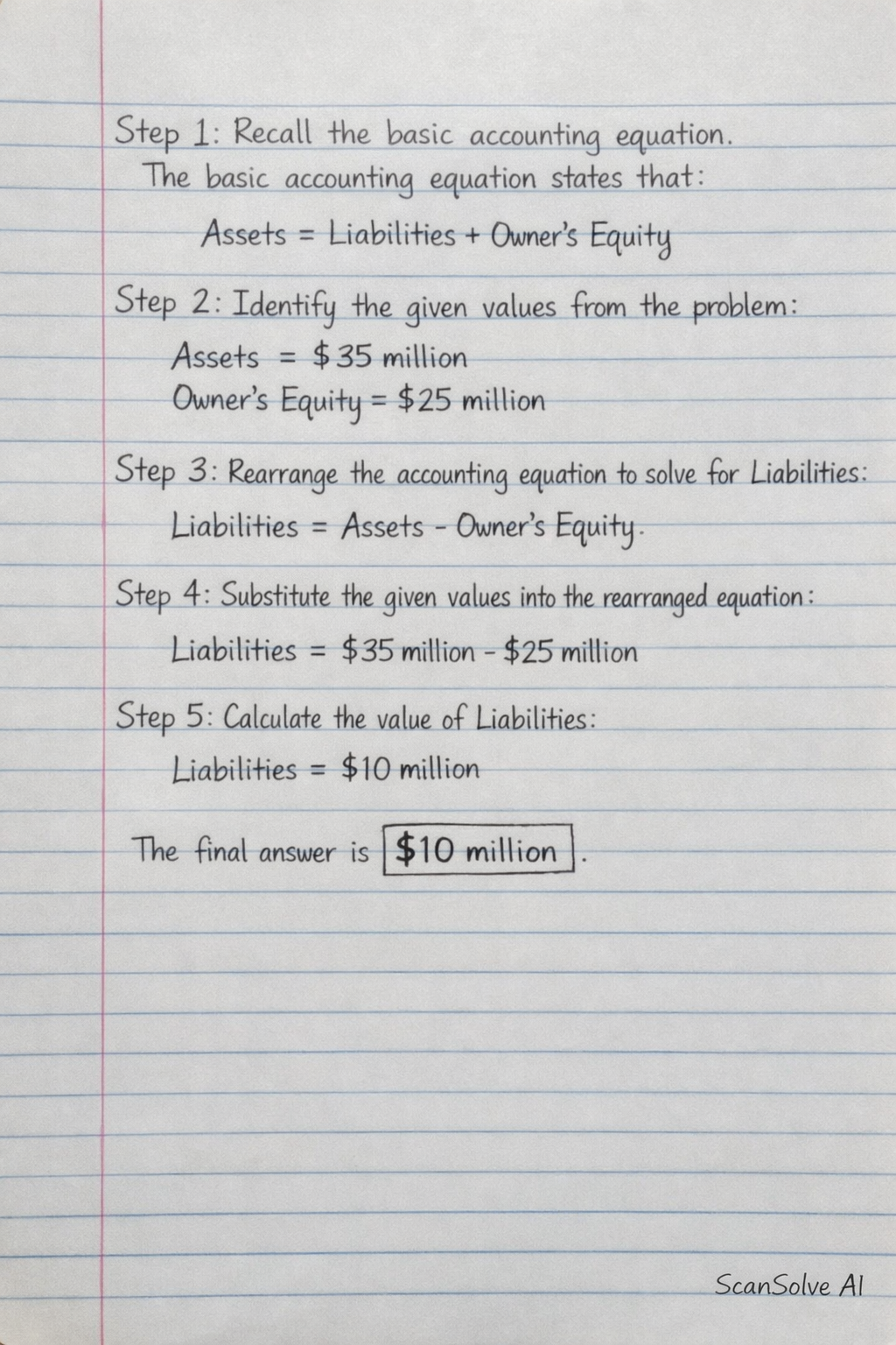 Handwritten step-by-step solution preview