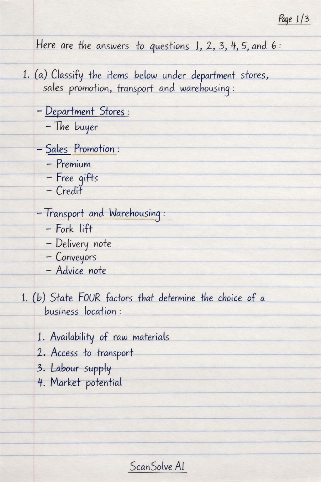 Handwritten step-by-step solution preview