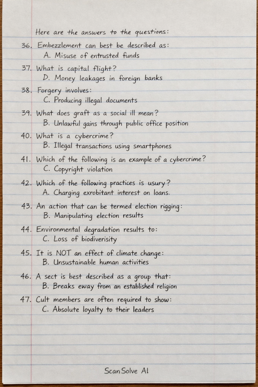 Handwritten step-by-step solution preview