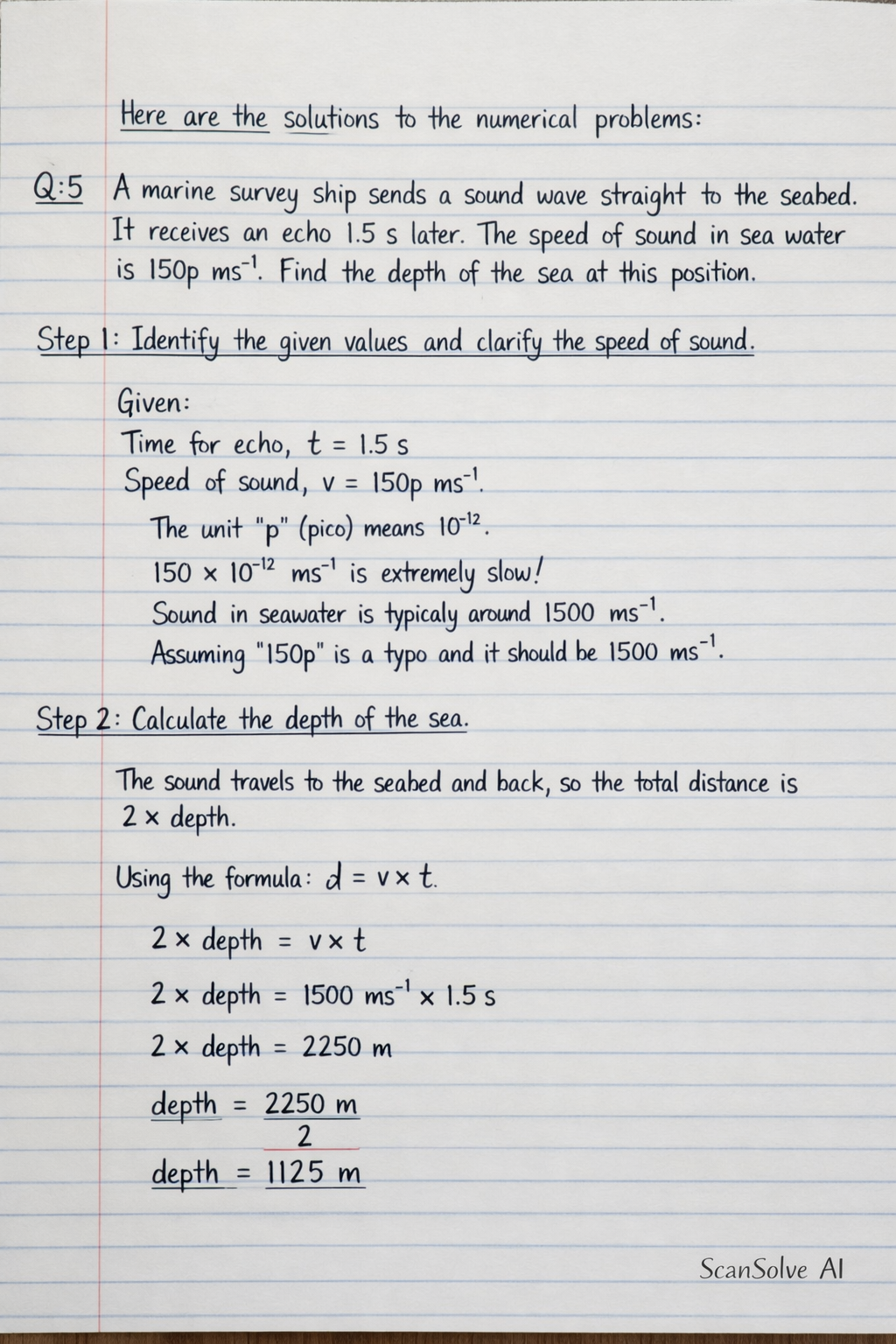 Handwritten step-by-step solution preview