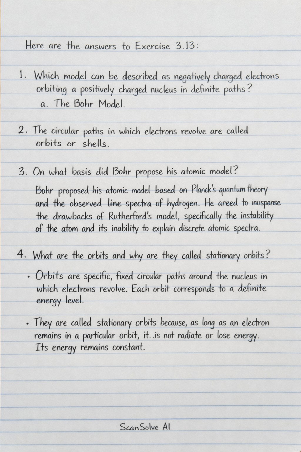 Handwritten step-by-step solution preview