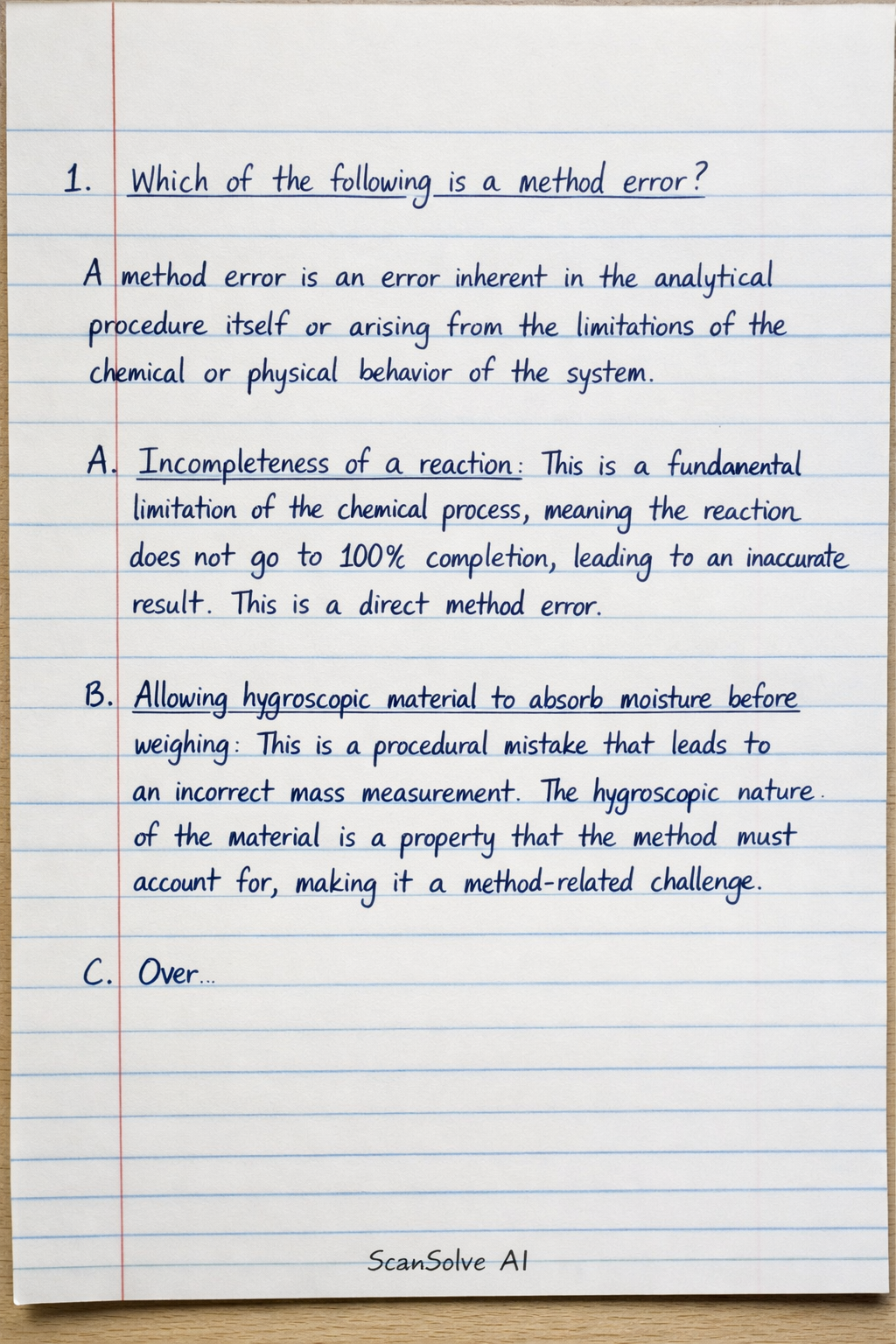 Handwritten step-by-step solution preview