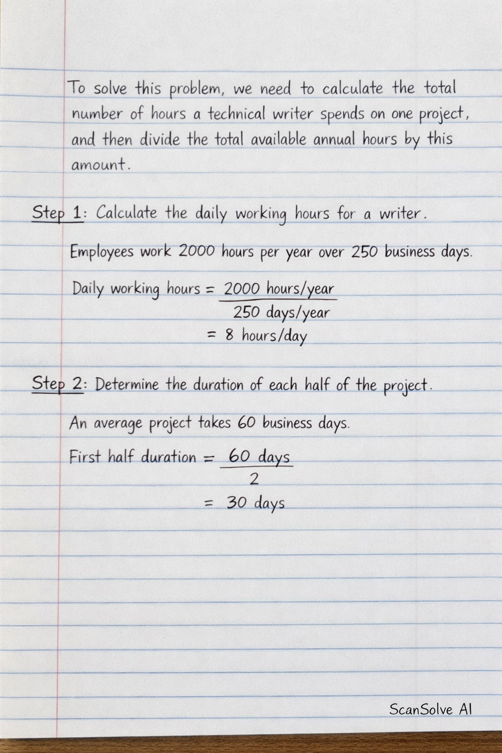 Handwritten step-by-step solution preview
