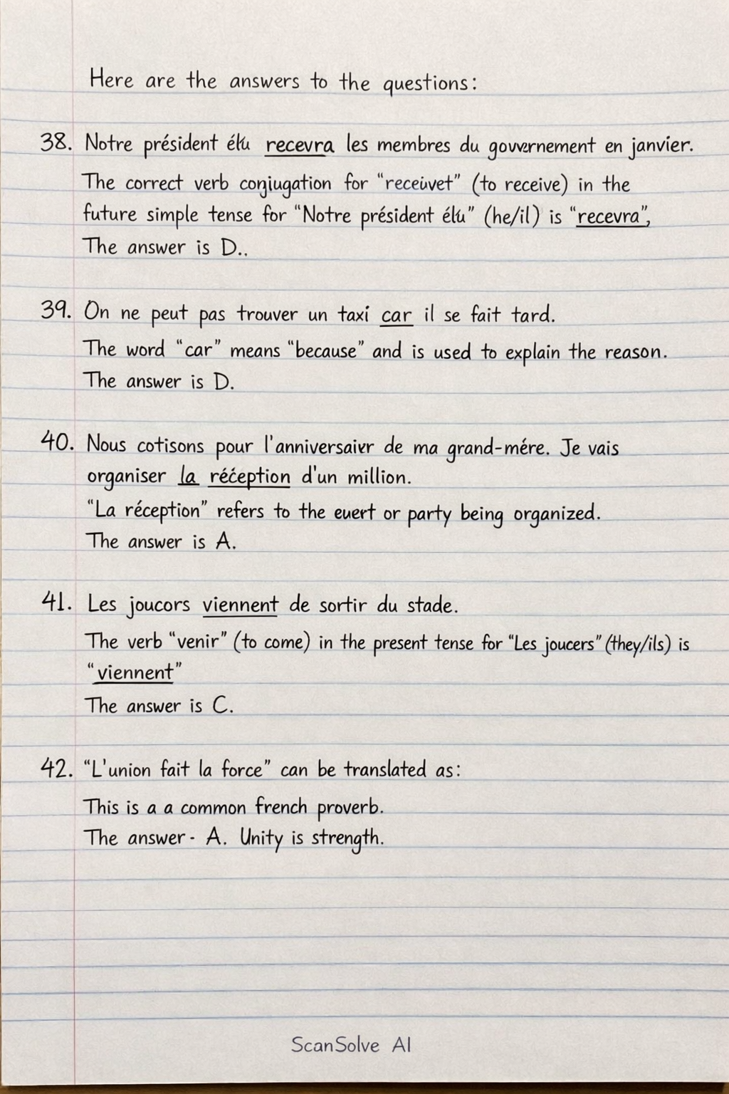 Handwritten step-by-step solution preview