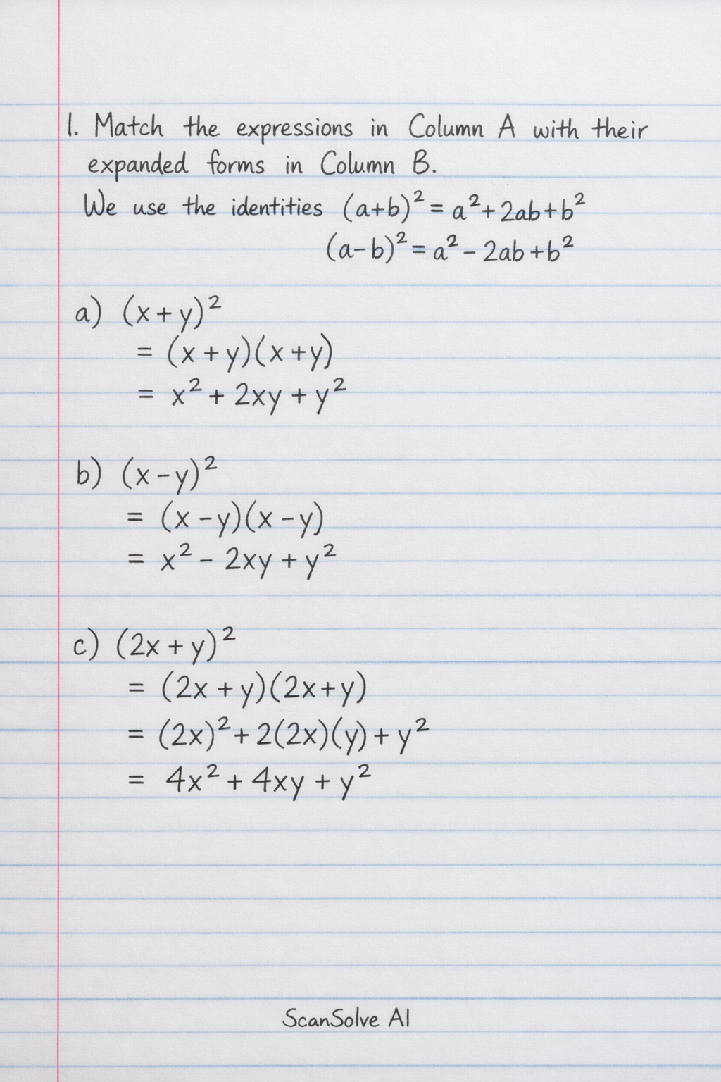 Handwritten step-by-step solution preview