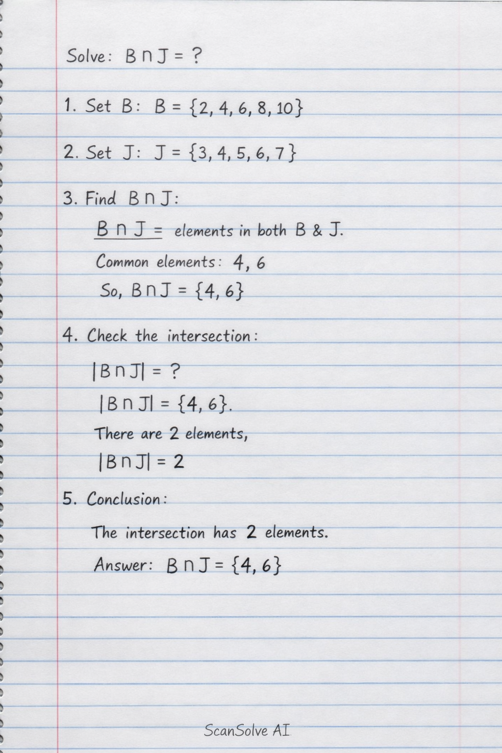 Handwritten step-by-step solution preview