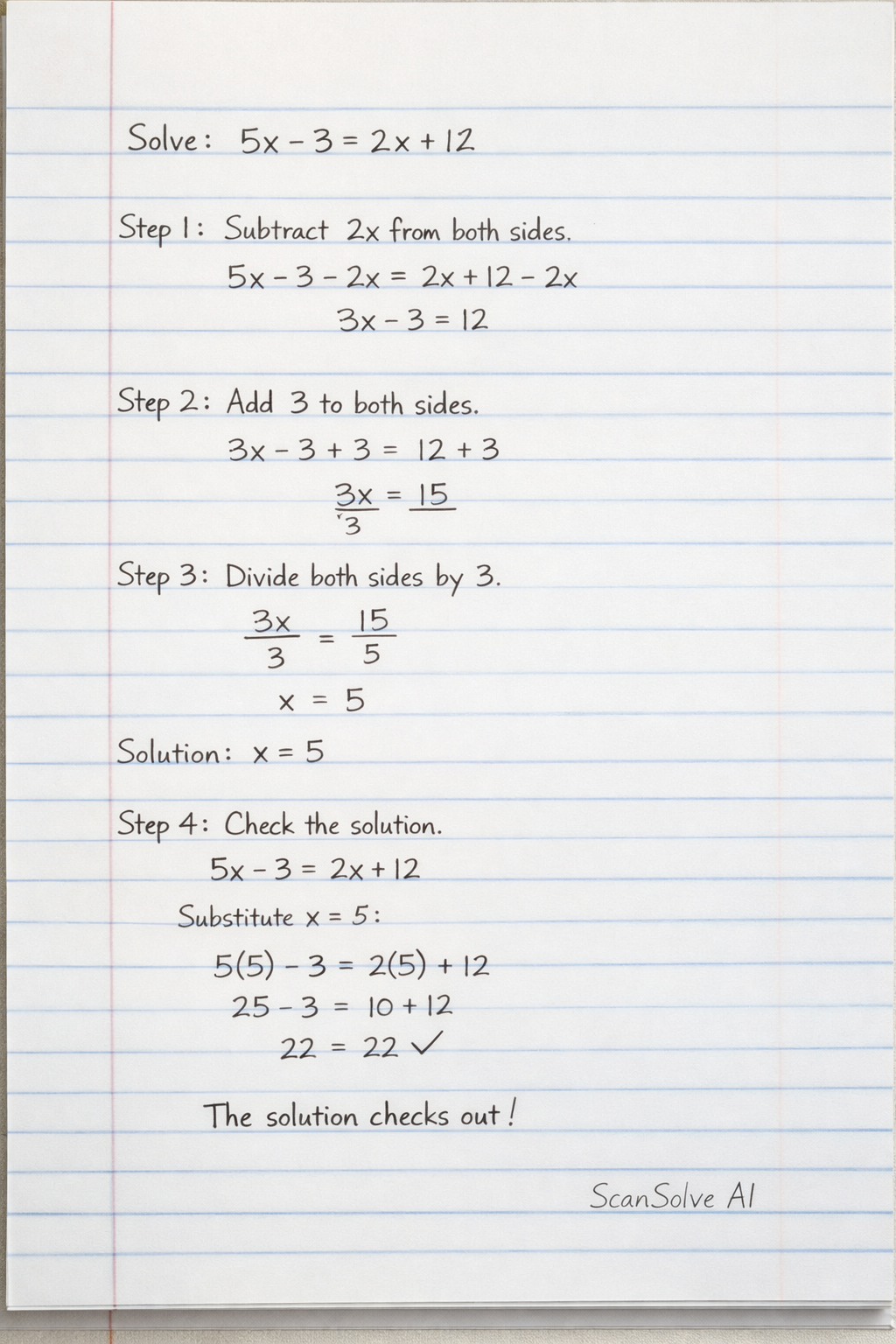 Handwritten step-by-step solution preview