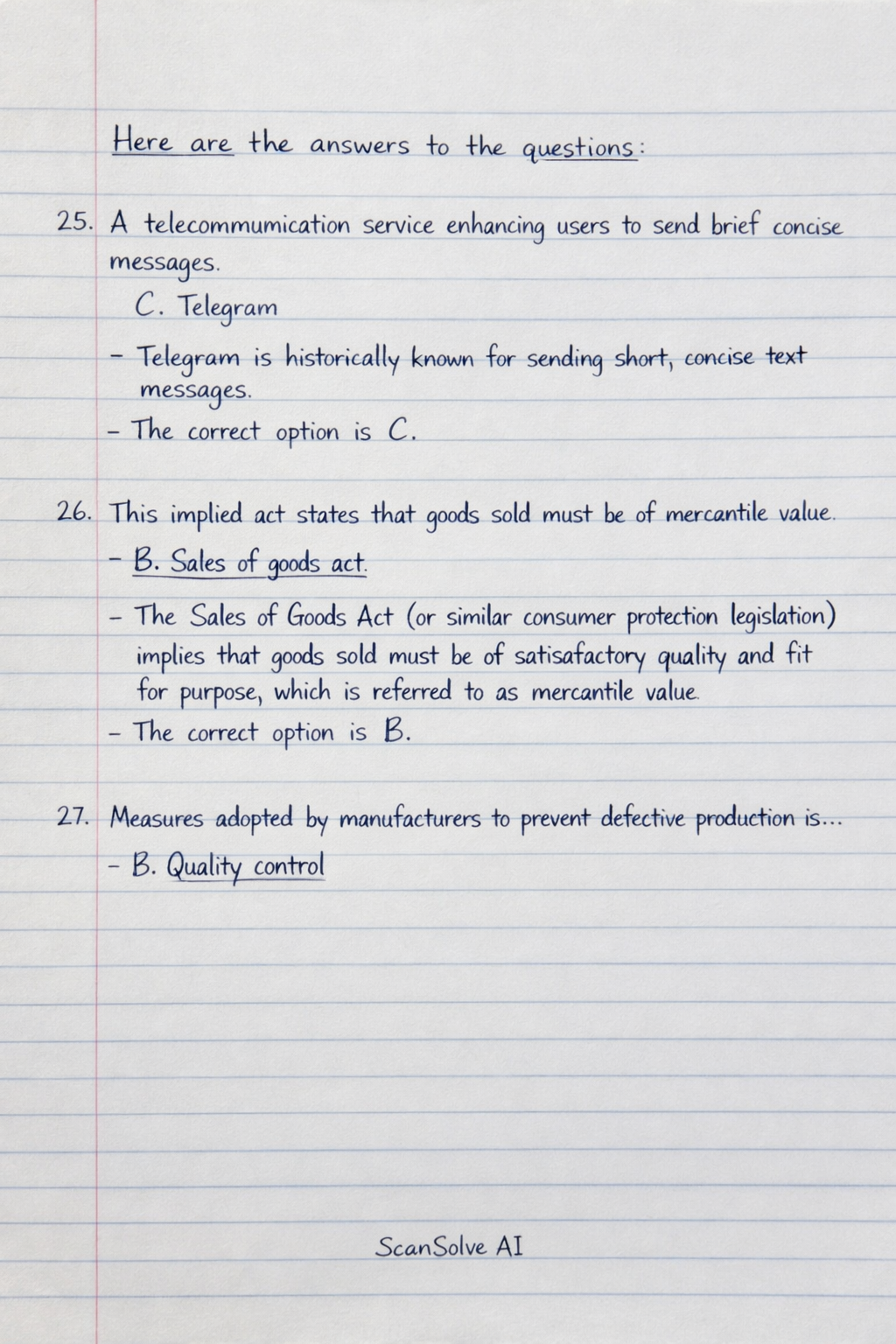 Handwritten step-by-step solution preview