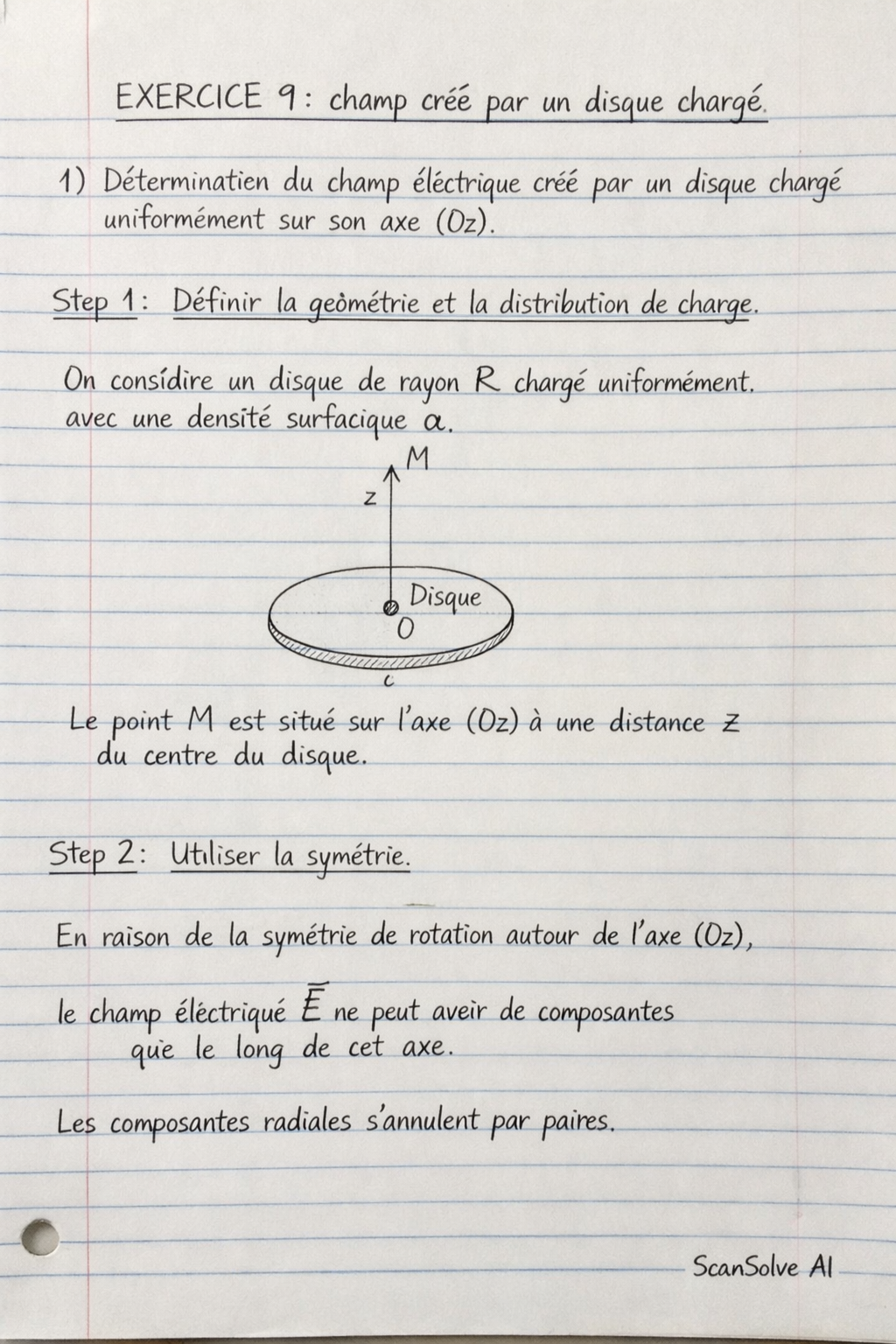 Handwritten step-by-step solution preview