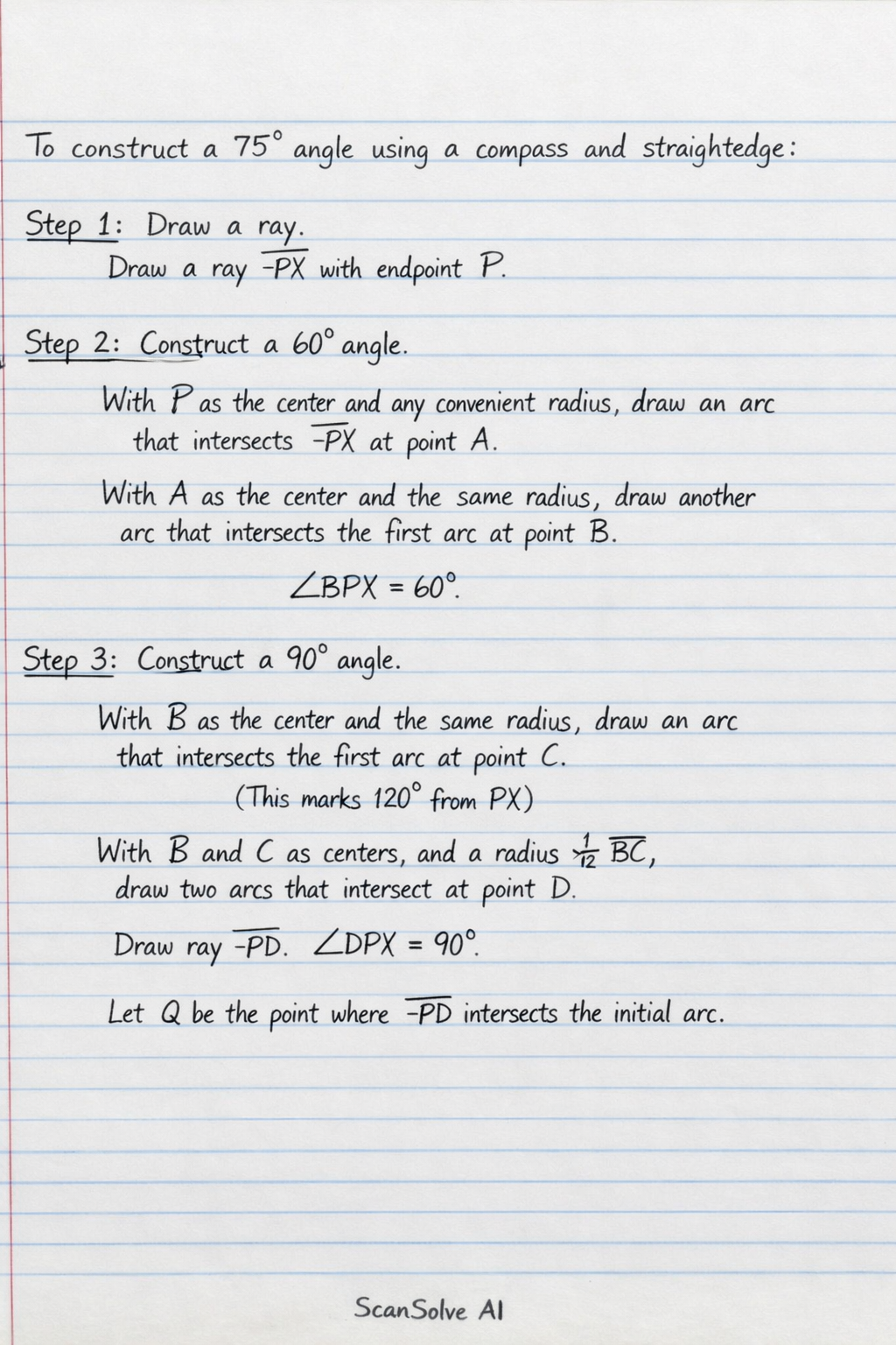 Handwritten step-by-step solution preview