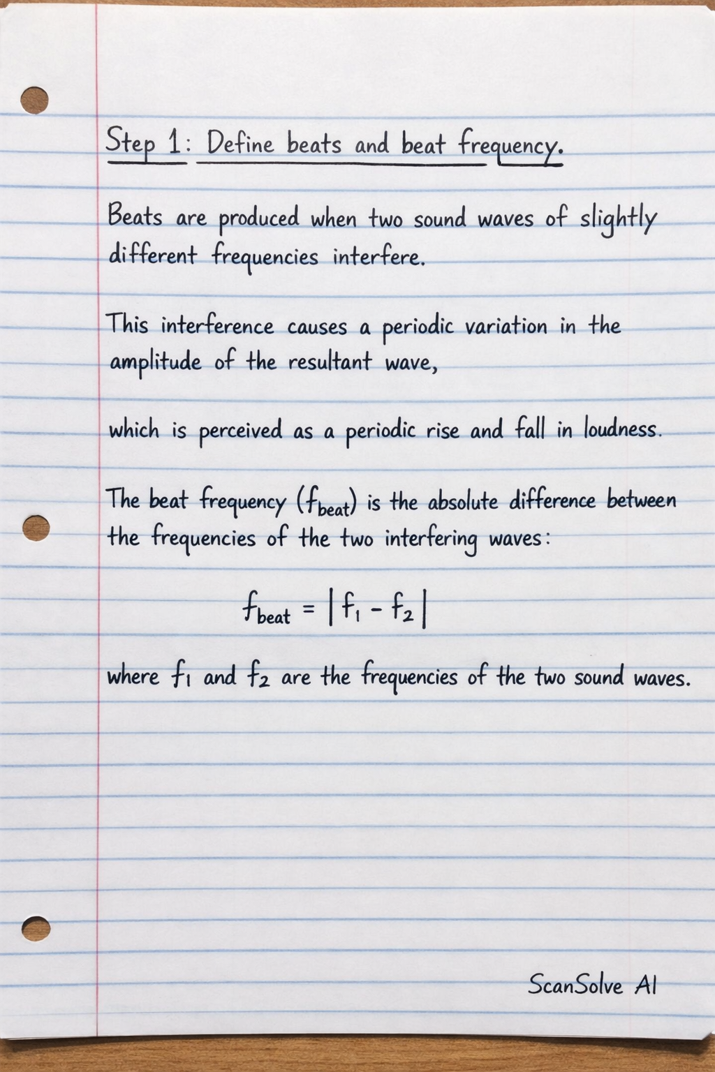 Handwritten step-by-step solution preview