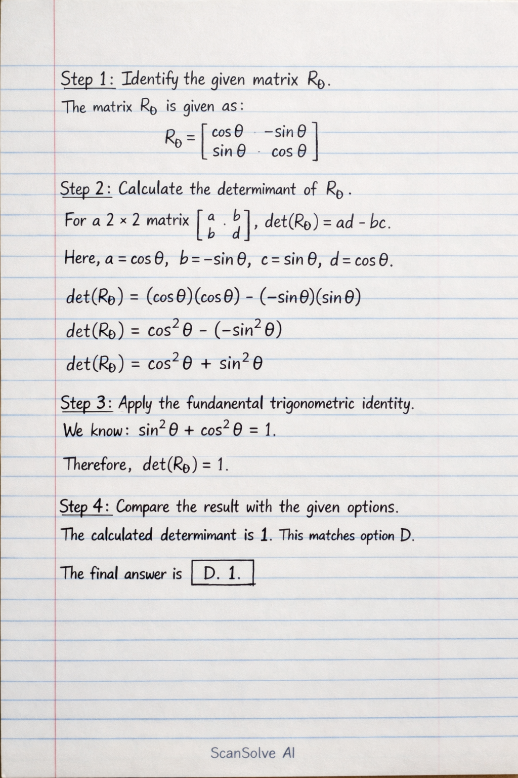 Handwritten step-by-step solution preview