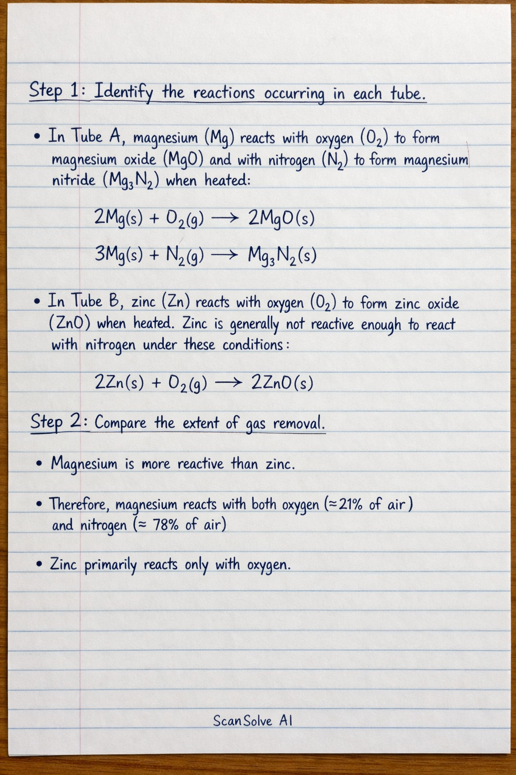 Handwritten step-by-step solution preview