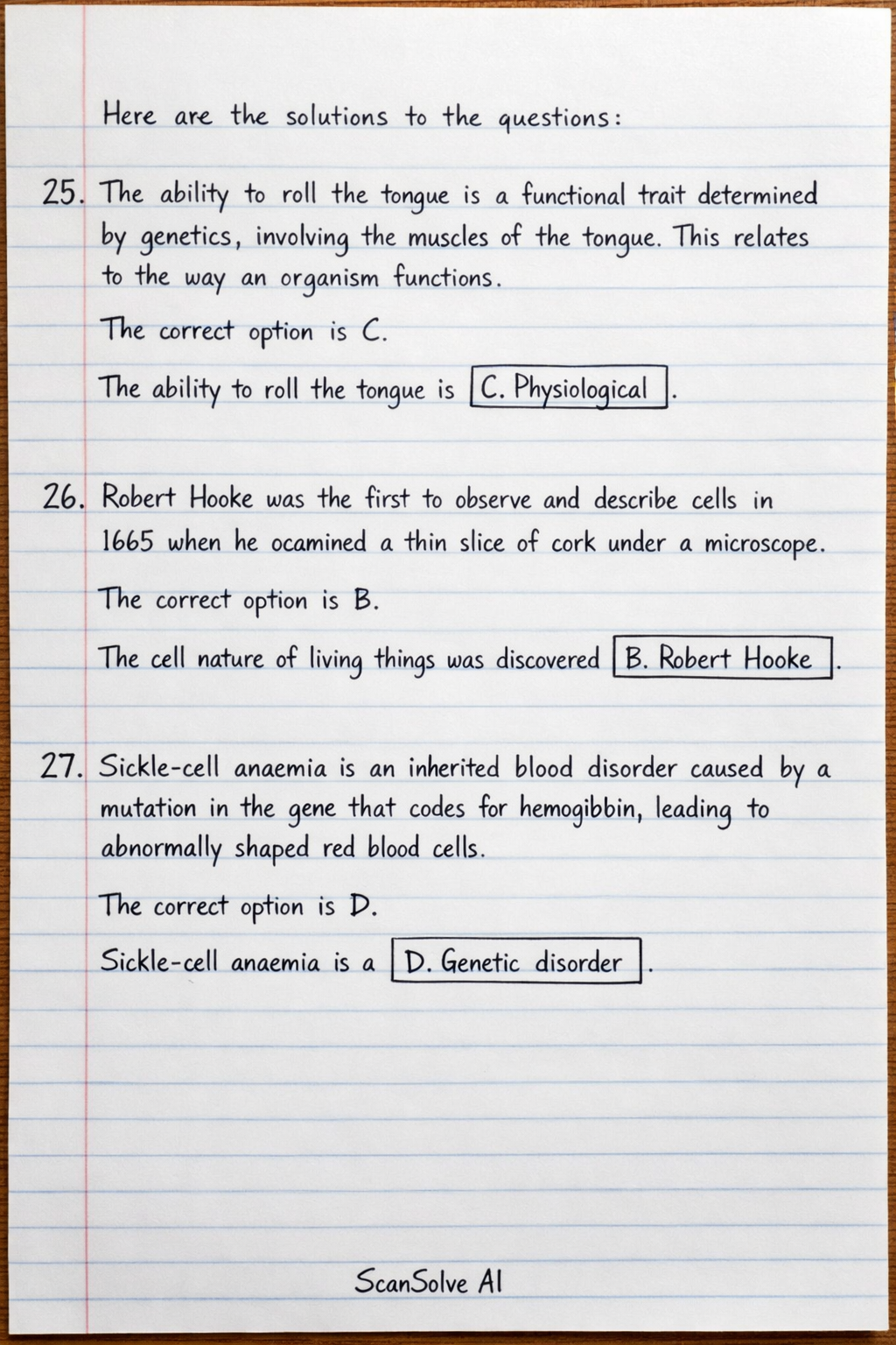 Handwritten step-by-step solution preview