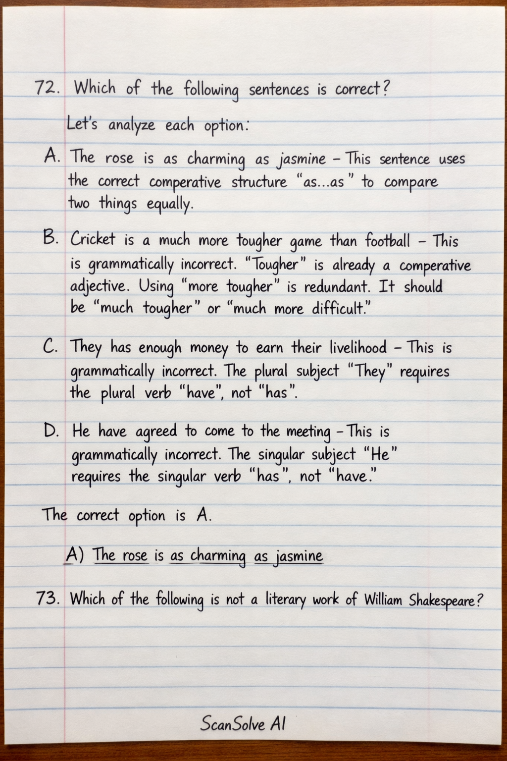 Handwritten step-by-step solution preview