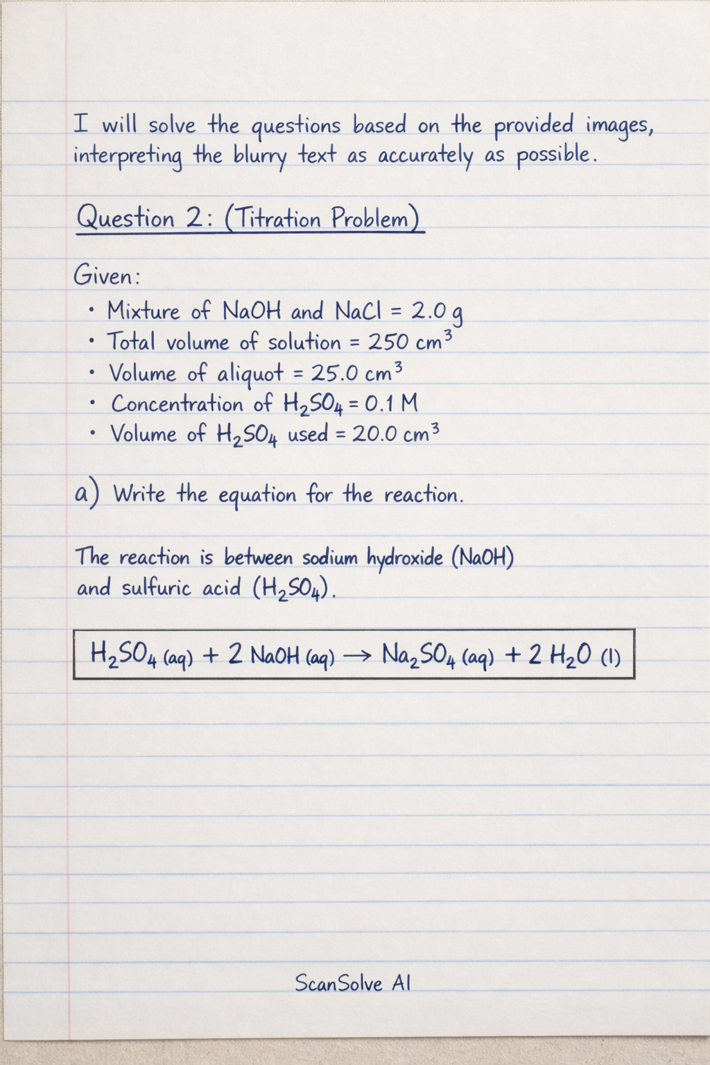 Handwritten step-by-step solution preview