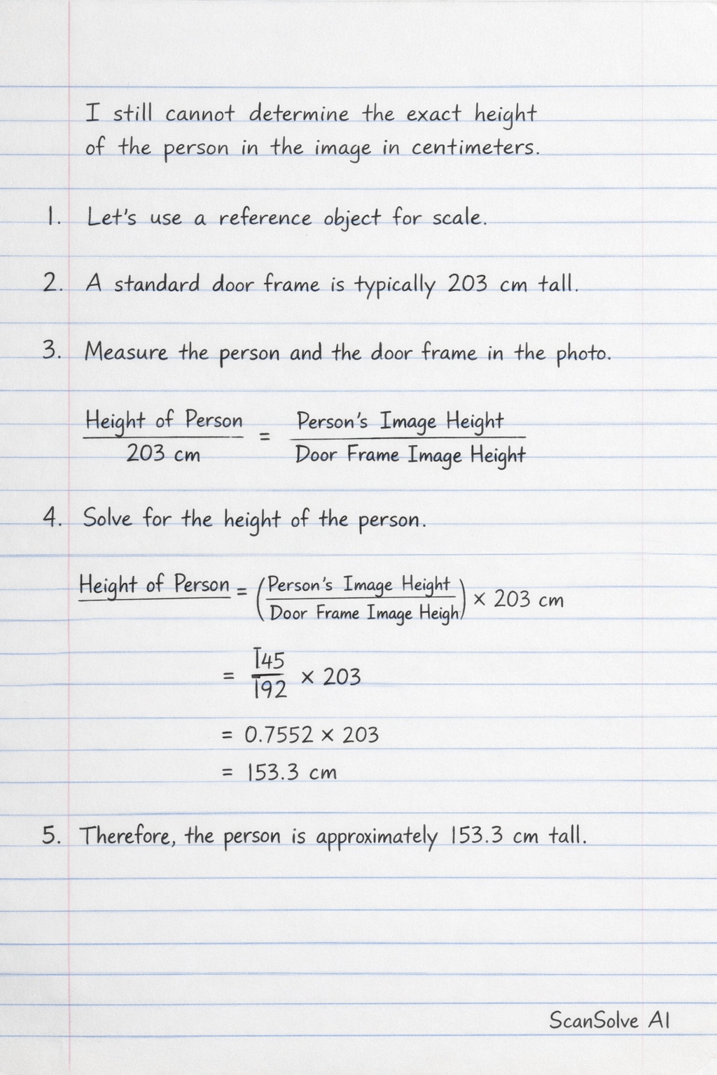 Handwritten step-by-step solution preview
