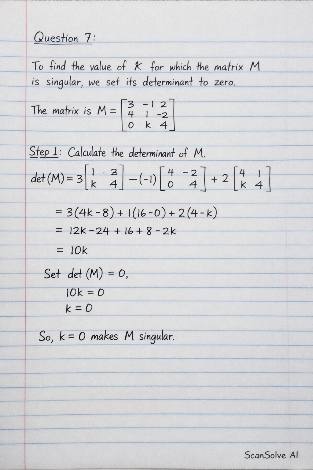 Handwritten step-by-step solution preview