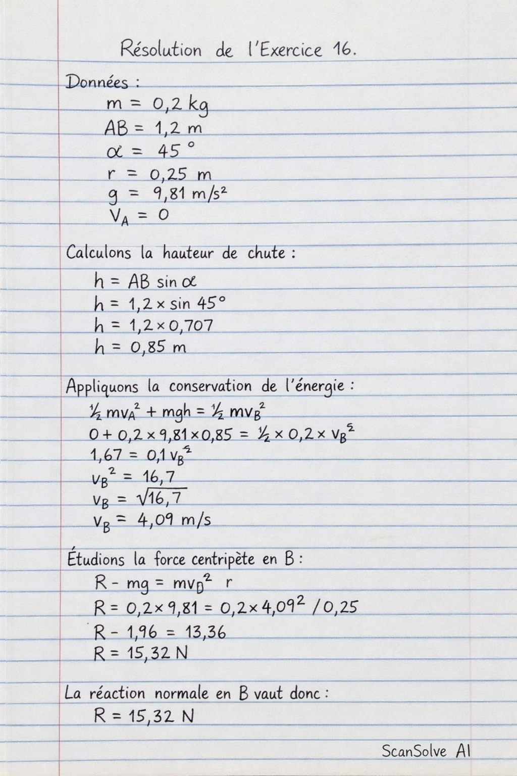 Handwritten step-by-step solution preview