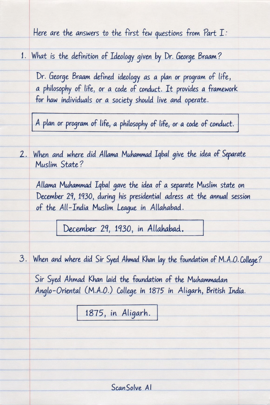 Handwritten step-by-step solution preview
