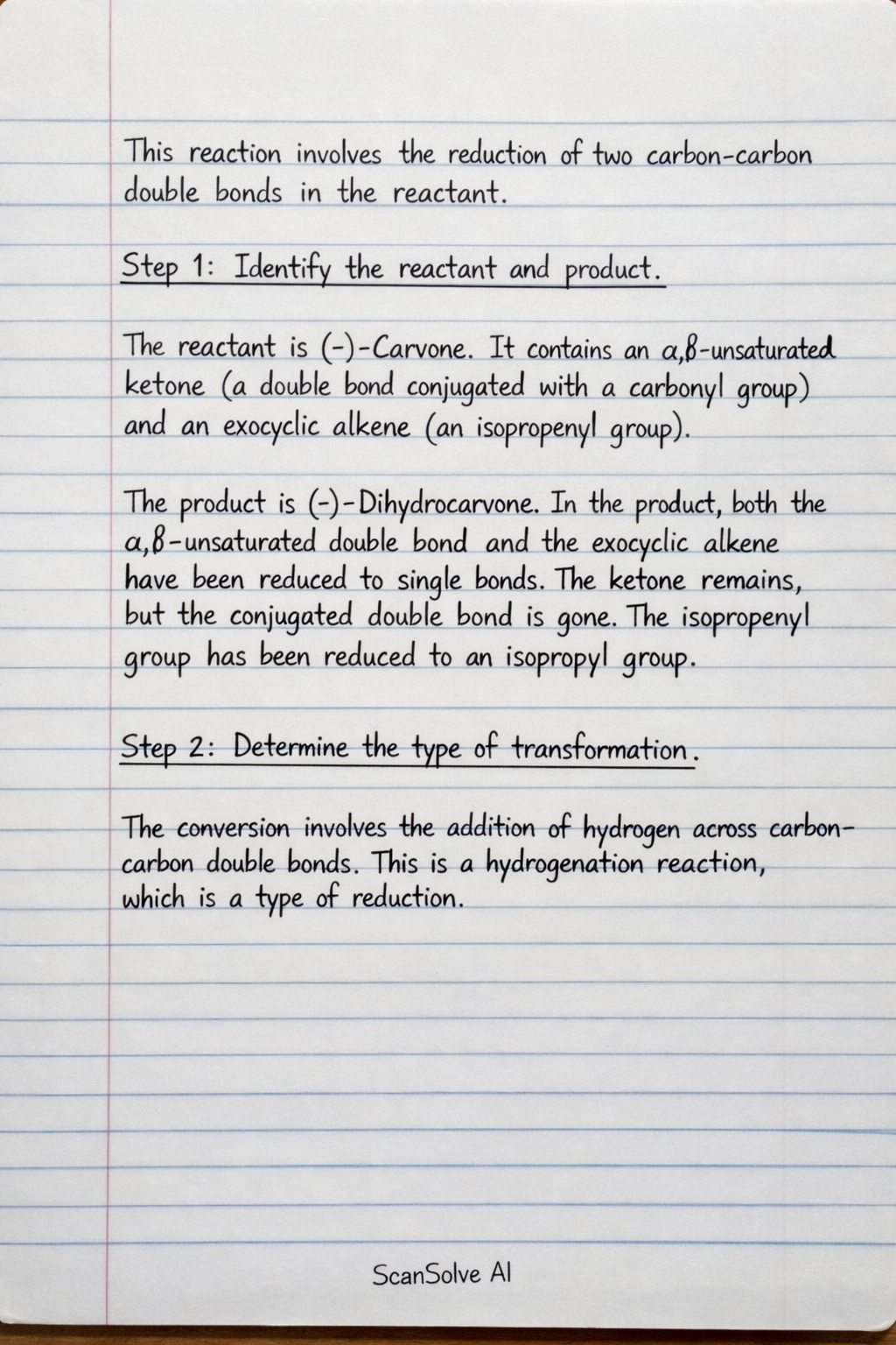 Handwritten step-by-step solution preview