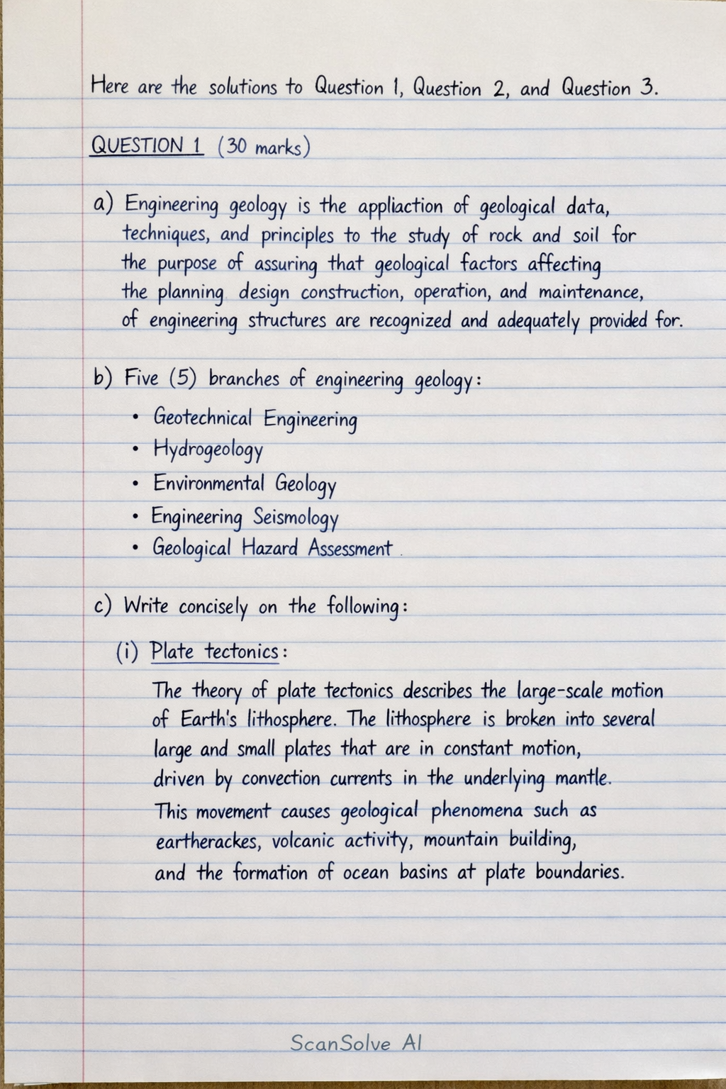 Handwritten step-by-step solution preview