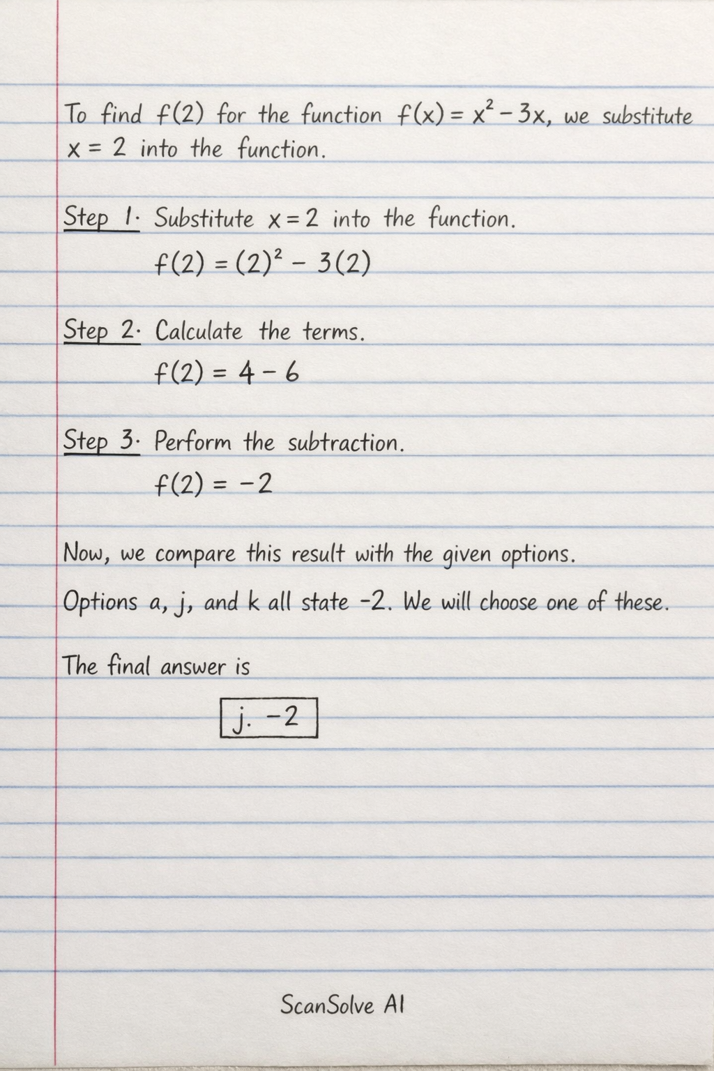 Handwritten step-by-step solution preview