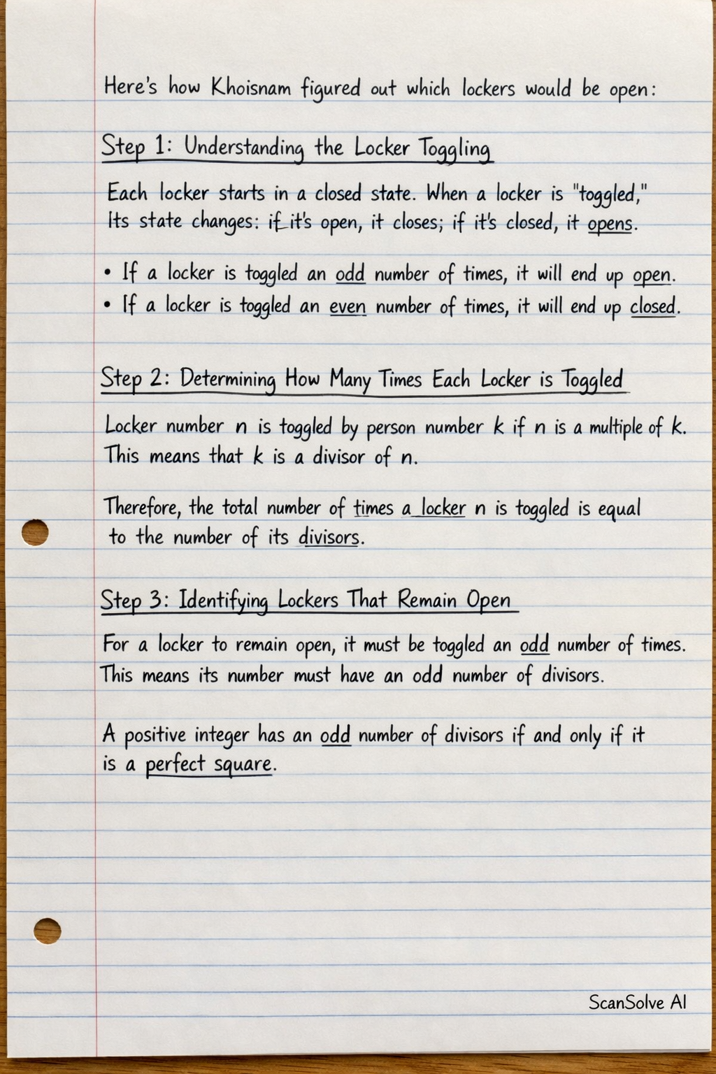 Handwritten step-by-step solution preview
