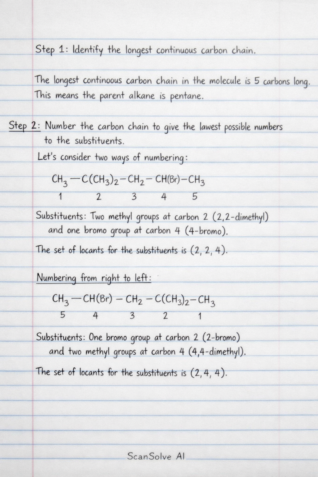 Handwritten step-by-step solution preview