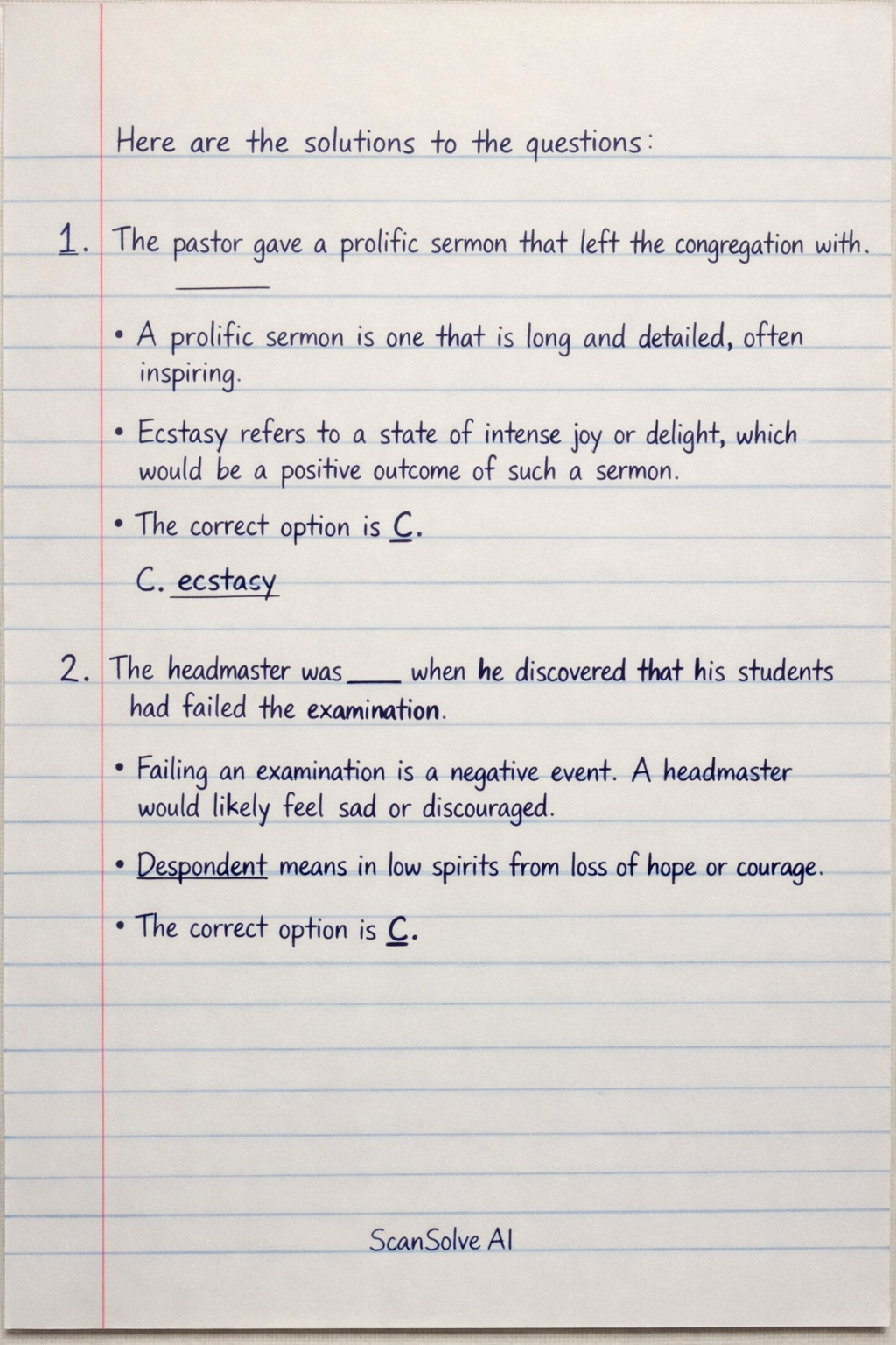 Handwritten step-by-step solution preview