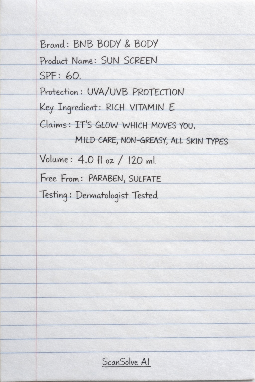 Handwritten step-by-step solution