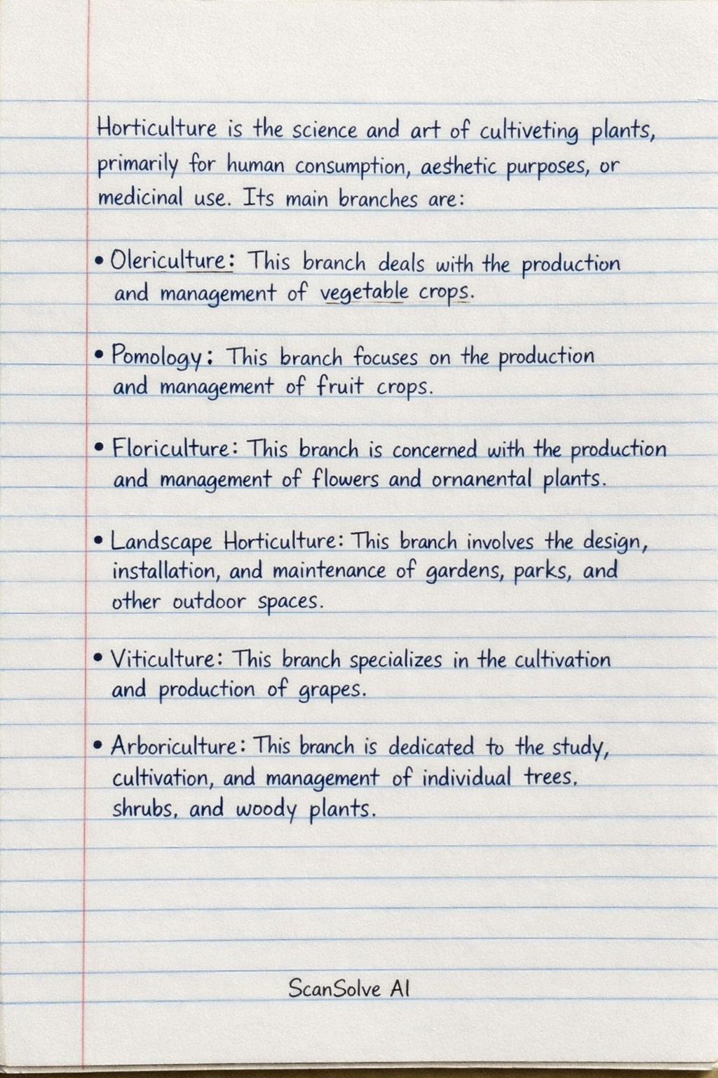Handwritten step-by-step solution
