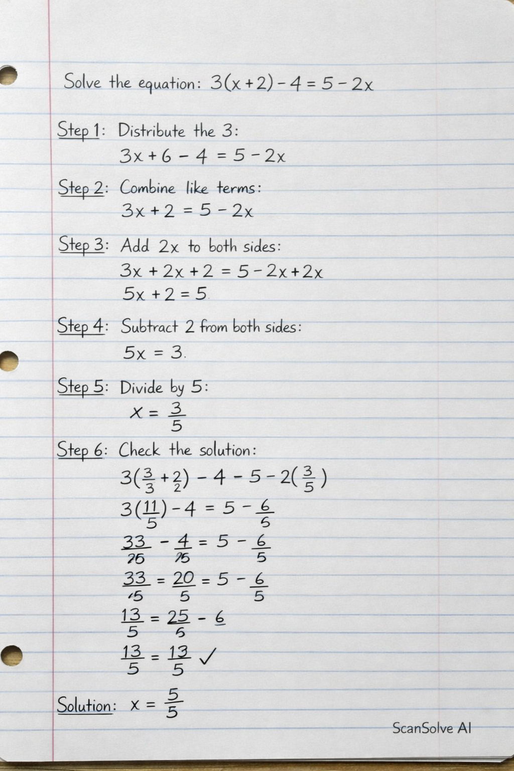 Handwritten step-by-step solution preview