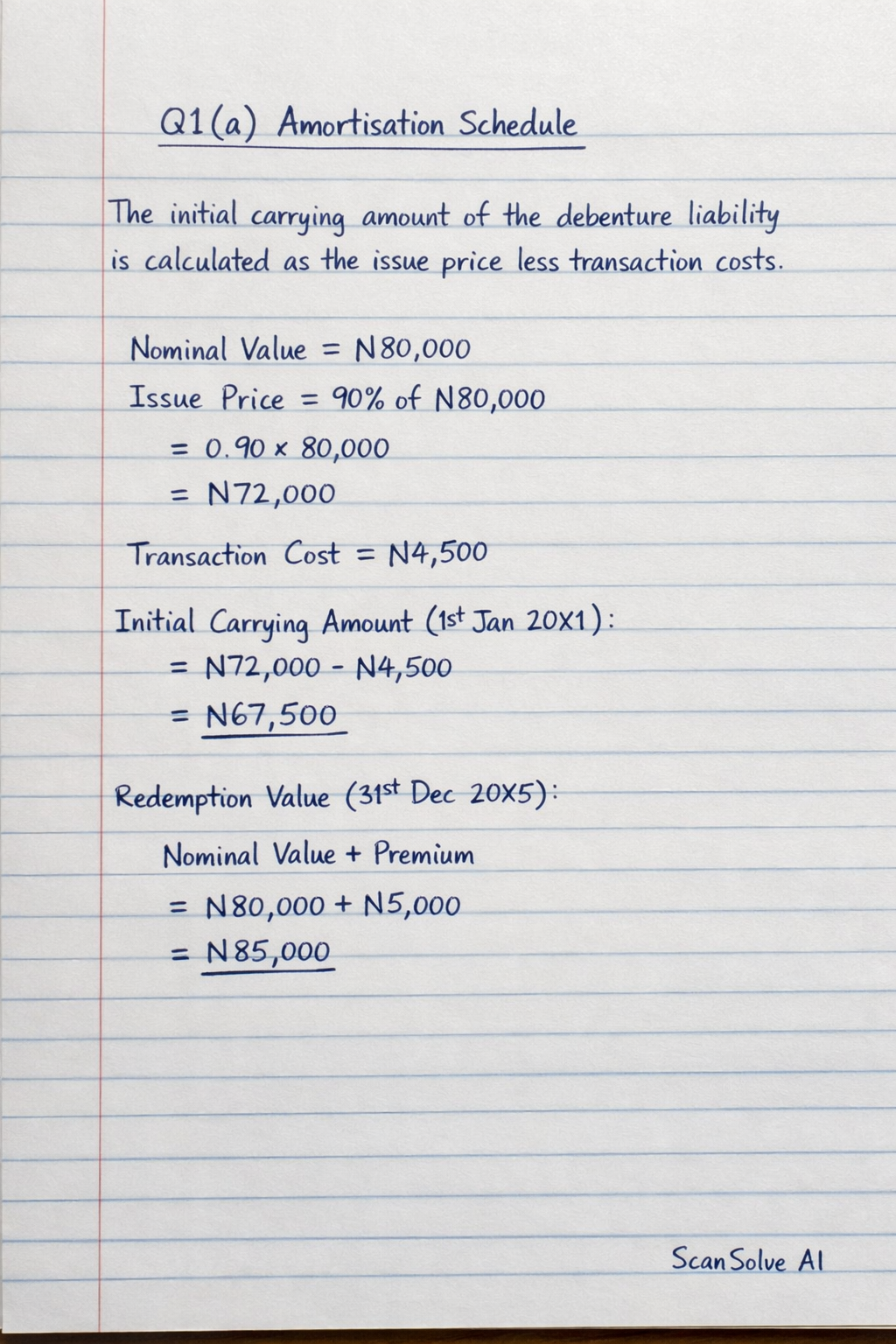 Handwritten step-by-step solution preview