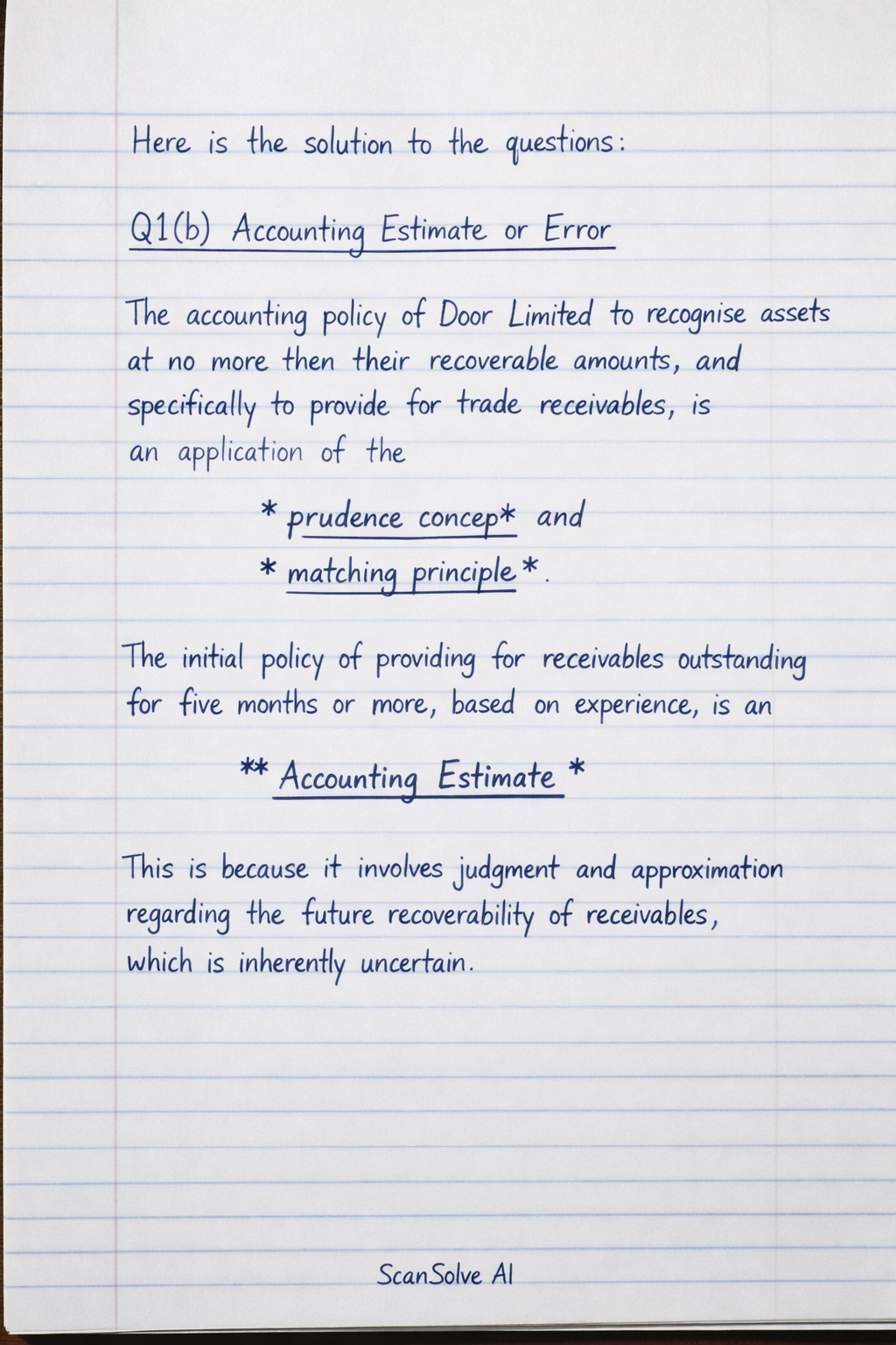 Handwritten step-by-step solution preview