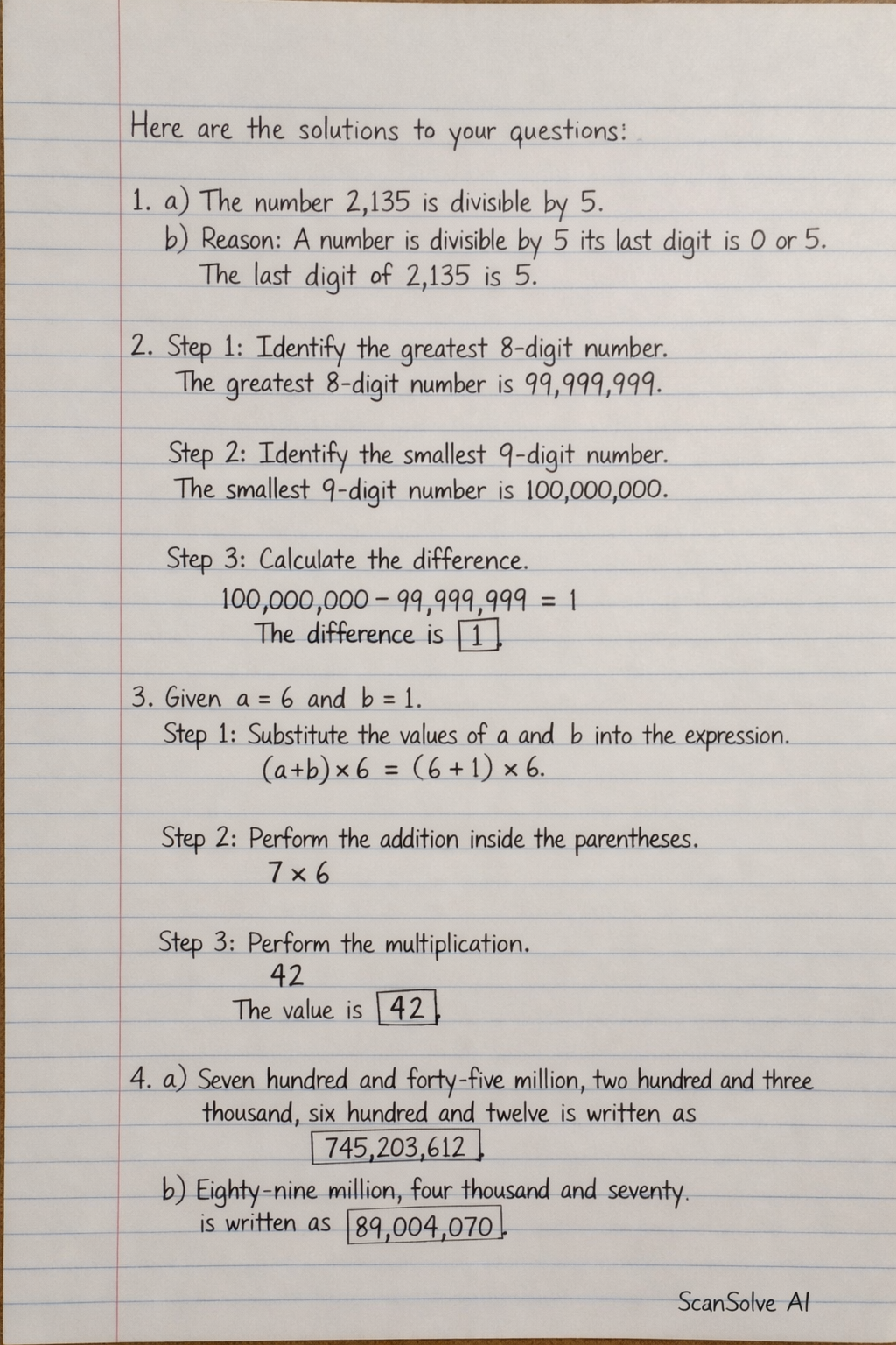 Handwritten step-by-step solution preview