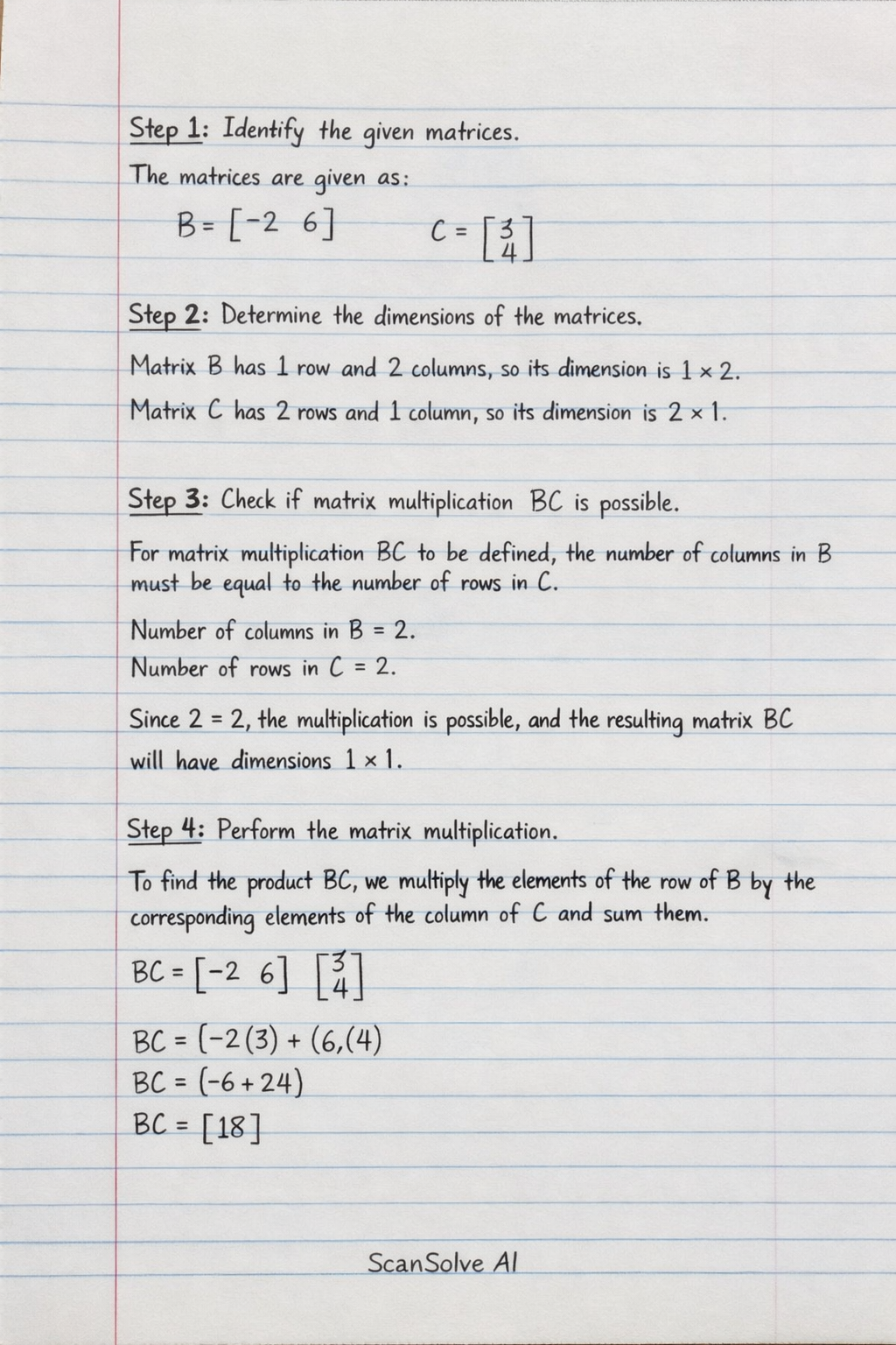 Handwritten step-by-step solution preview