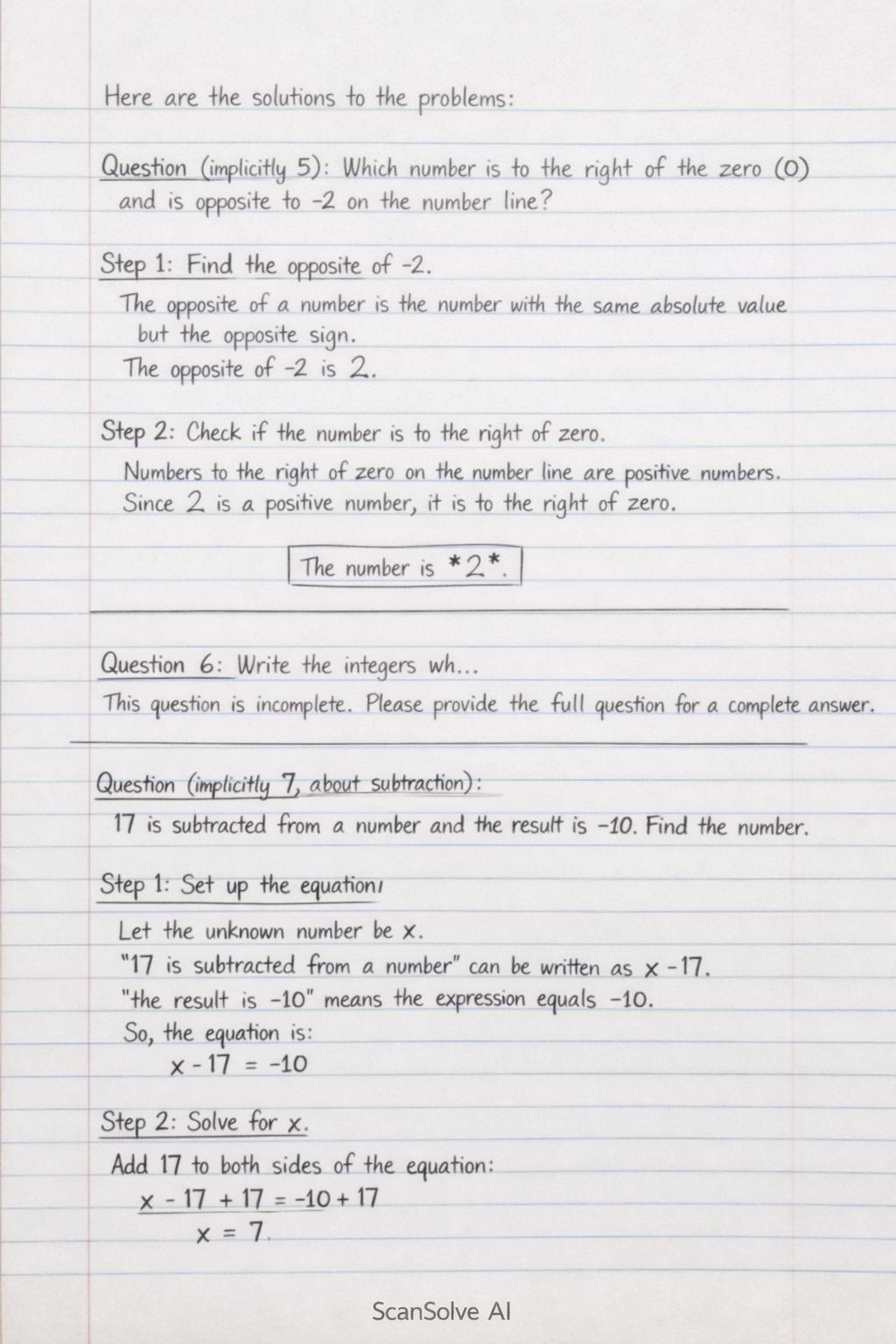 Handwritten step-by-step solution preview