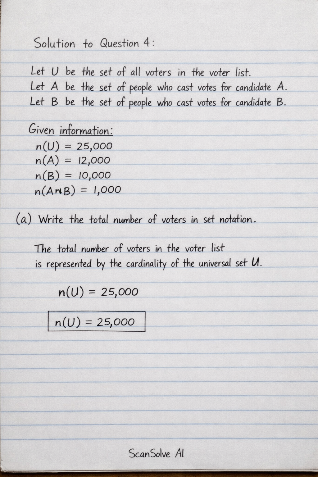 Handwritten step-by-step solution preview