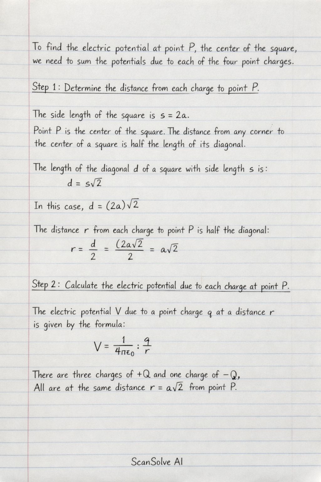 Handwritten step-by-step solution preview