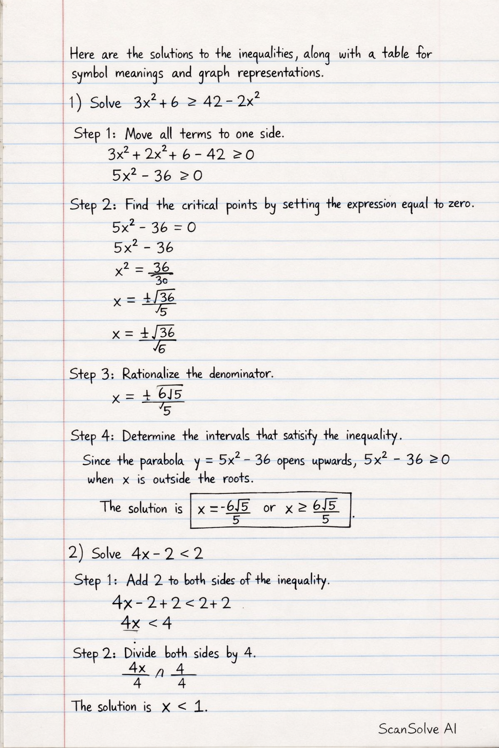 Handwritten step-by-step solution preview