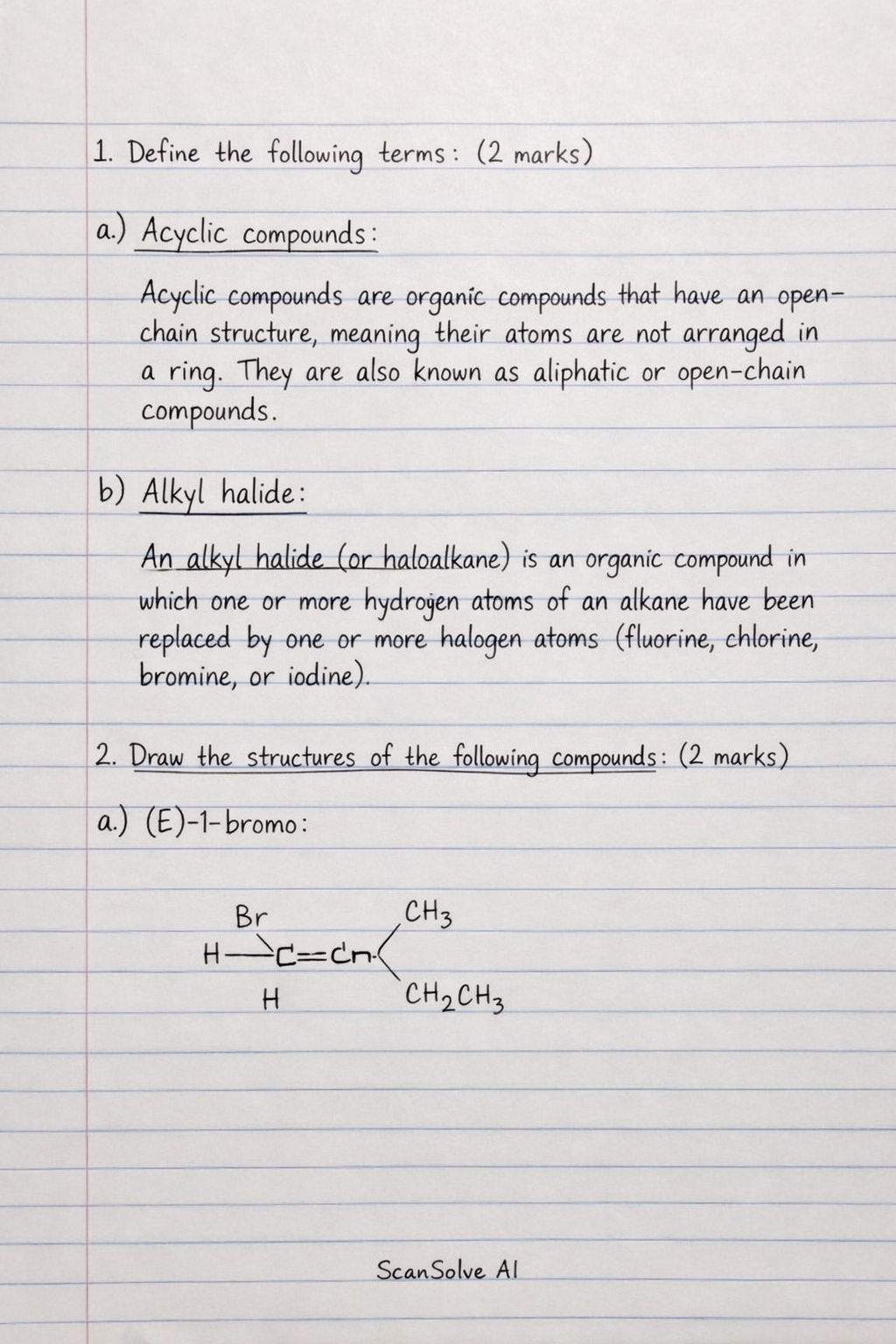 Handwritten step-by-step solution preview