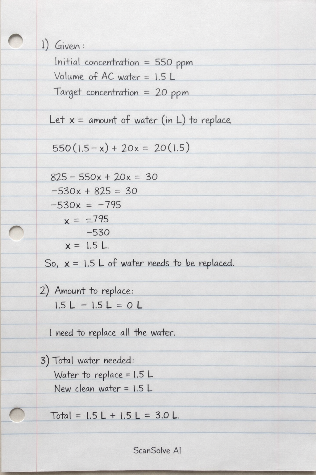 Handwritten step-by-step solution preview