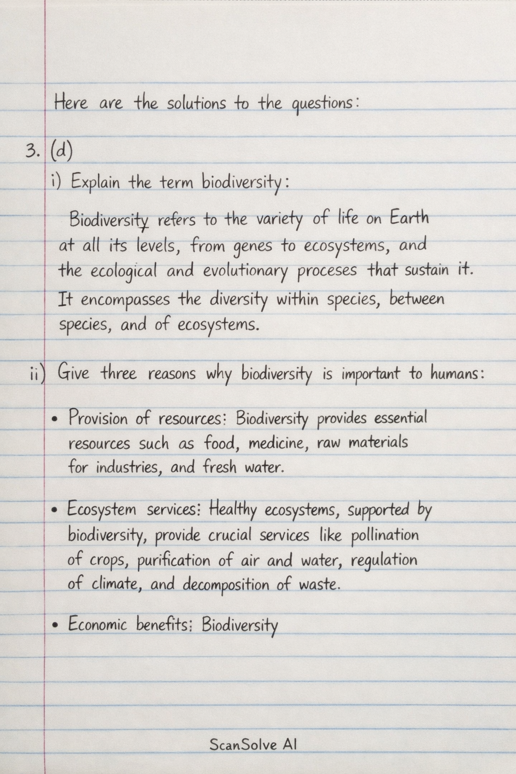 Handwritten step-by-step solution preview